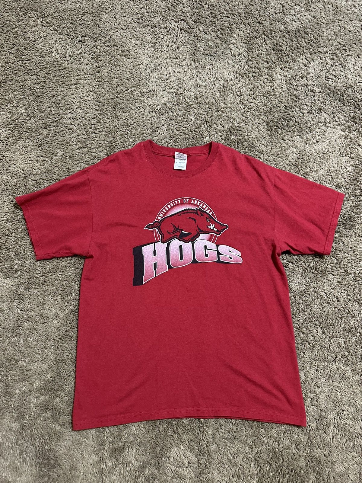 NCAA × Vintage Vintage NCAA Arkansas Razorbacks shirt 90s size large Size US L / EU 52-54 / 3 - 1 Thumbnail