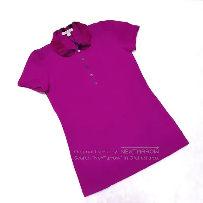 Burberry Burberry Summer Burgundy Short Sleeve Top. Size S / US 4 / IT 40 - 4 Thumbnail