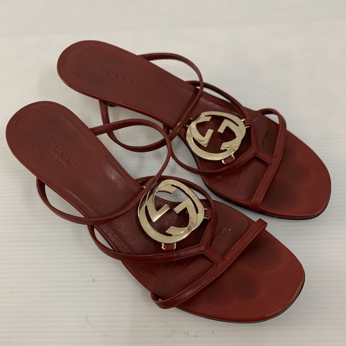 Gucci Gucci GG Logos Leather Heels Size US 6.5 / IT 36.5 - 2 Thumbnail
