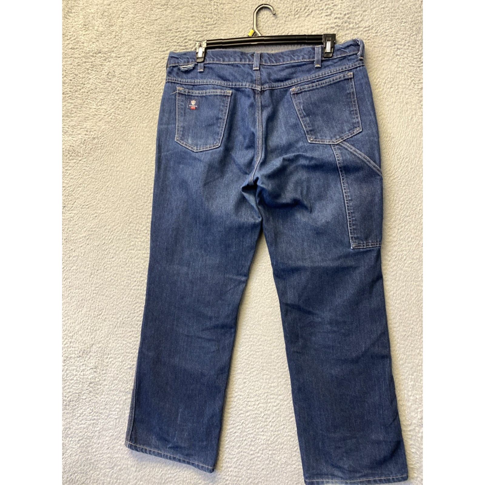 Vintage Tyndale FRMC Jeans Women 12 Bootcut Jeans 5-Pocket Blue Flame Resistant 36x32 Size 25" / US 0 / IT 36 - 7 Thumbnail