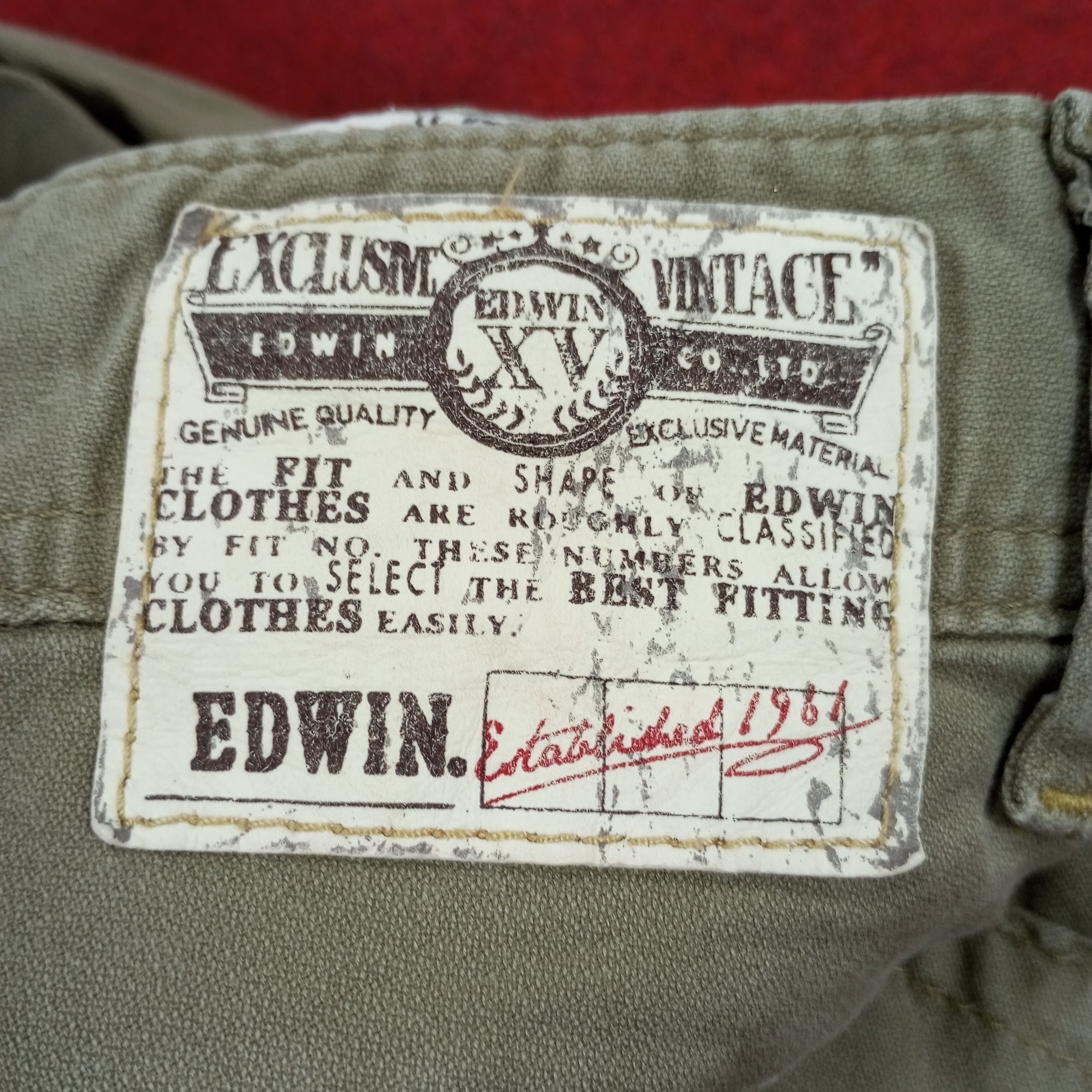 Edwin × Vintage Edwin Cargo Streetwear Style Pants Size US 32 / EU 48 - 15 Thumbnail