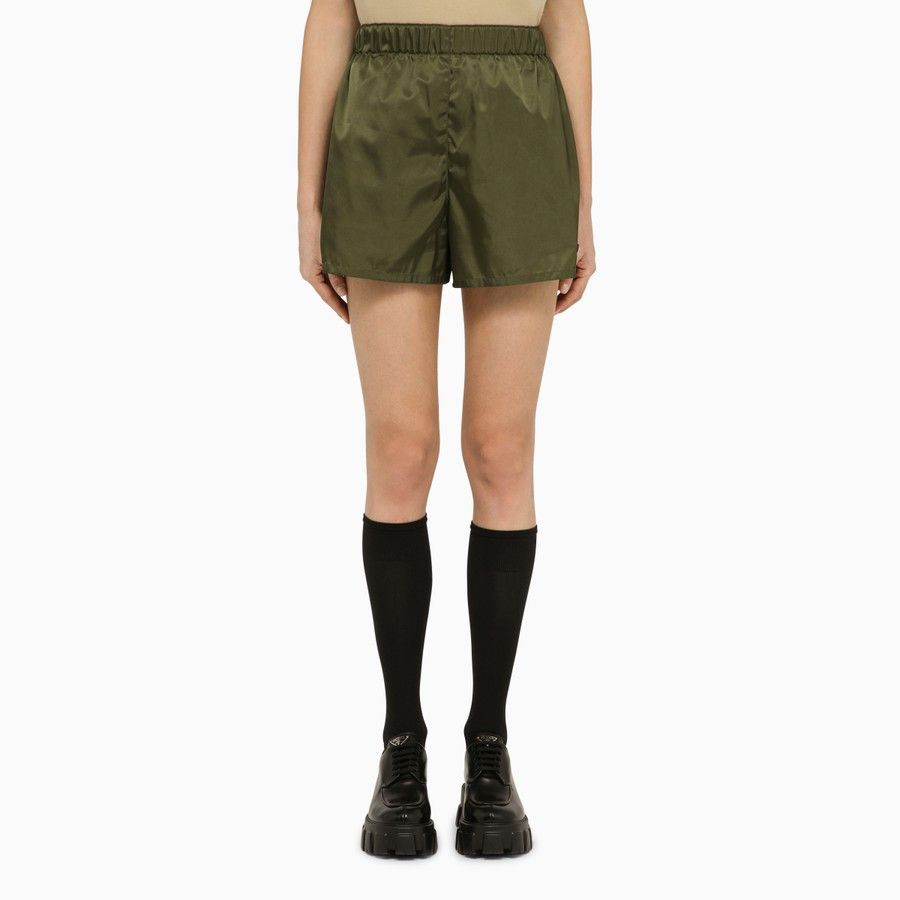 image of Prada O1D2Blof0124 Short In Green, Women's (Size 26)