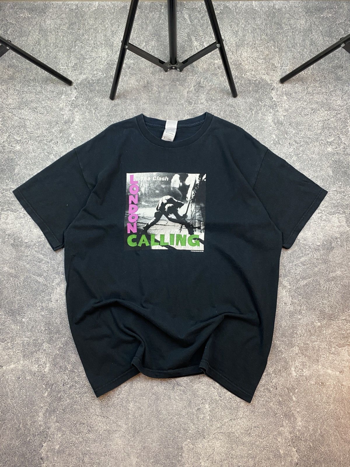 Band Tees × Vintage Vintage 2003 The Clash London Calling Tee (Sex Pistols) Size US XL / EU 56 / 4 - 1 Thumbnail