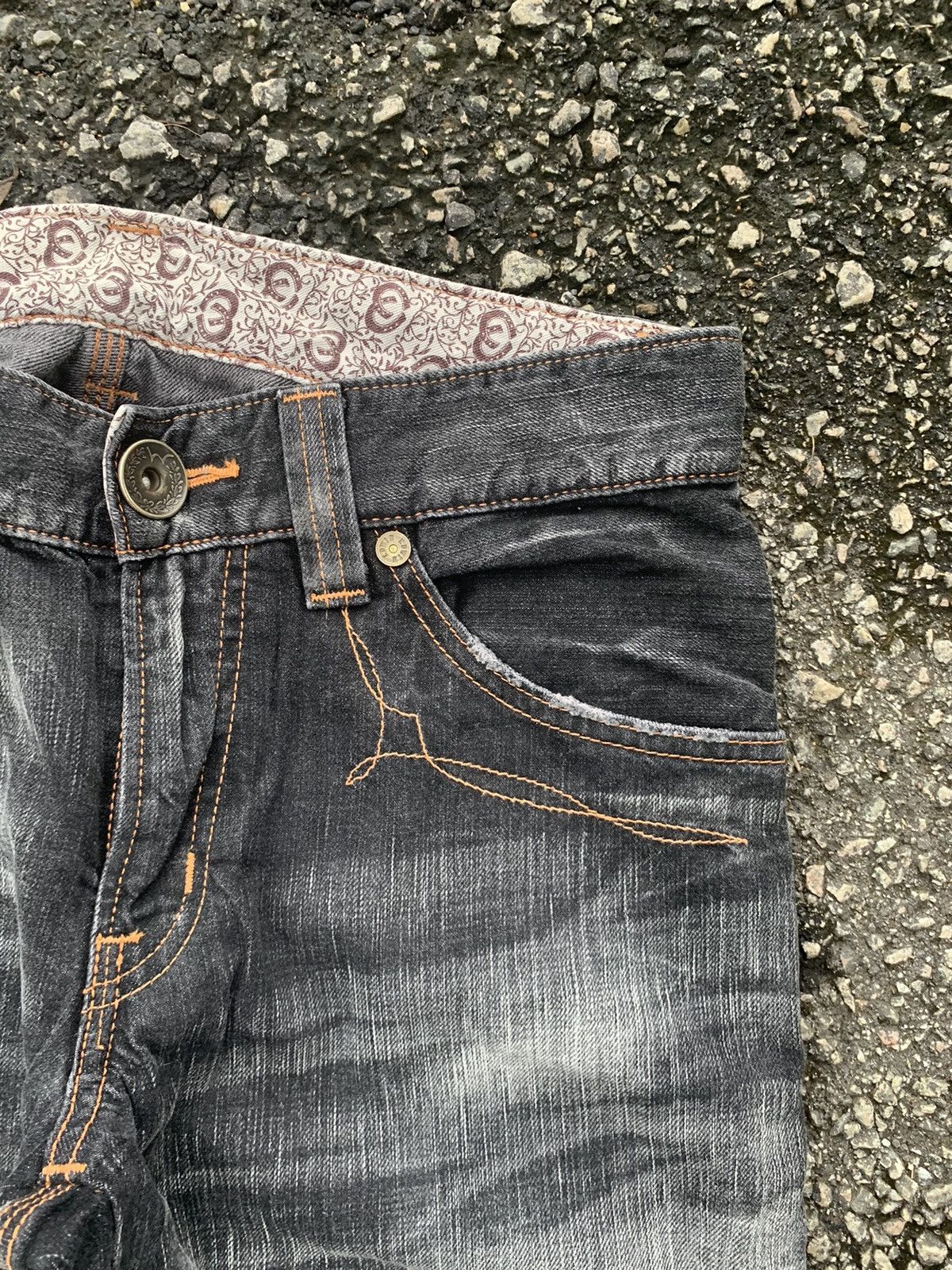 Edwin EDWIN 503 NAVAJO STYLE FADED & RUSTY MUDMAX DISTRESSED DENIM Size US 31 - 13 Thumbnail