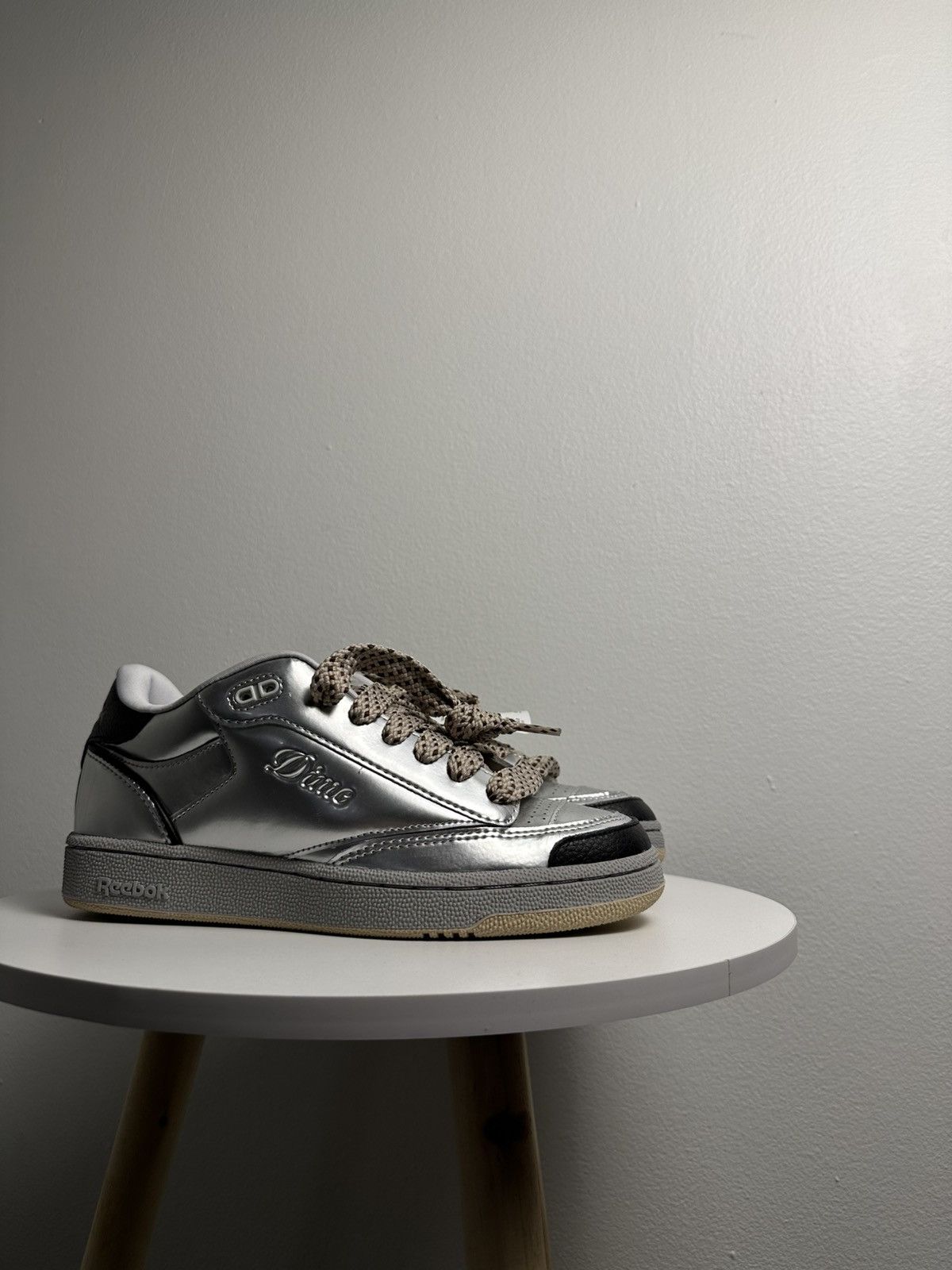 Dime × Reebok Reebok x Dime Chrome Low Top Sneakers 🩶 Size US 7.5 / EU 40-41 - 2 Thumbnail