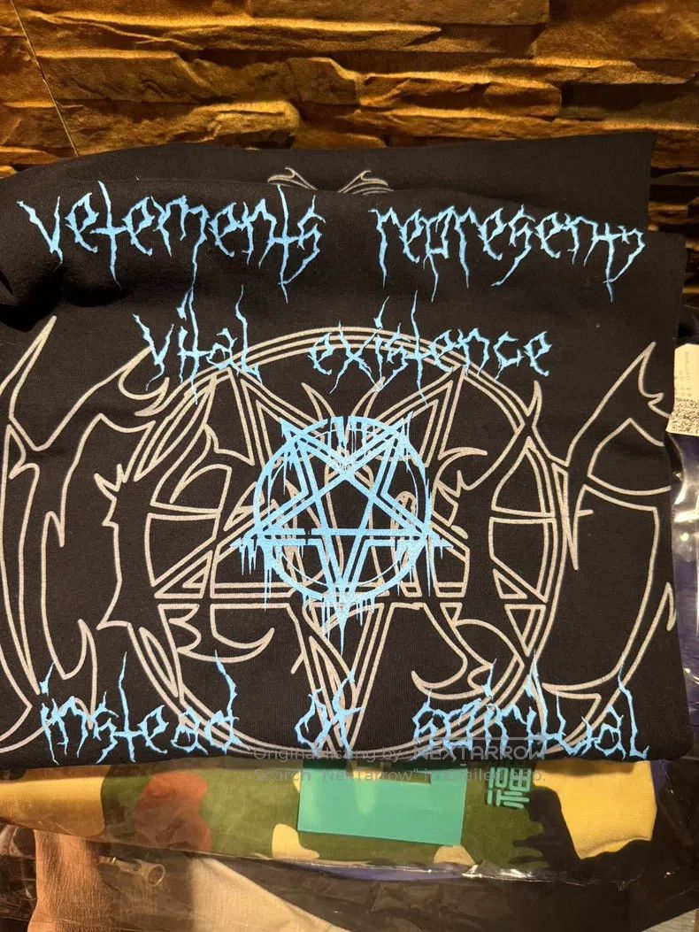 Vetements Vetements Pentagram Sanskrit T-shirt Size US M / EU 48-50 / 2 - 2 Thumbnail