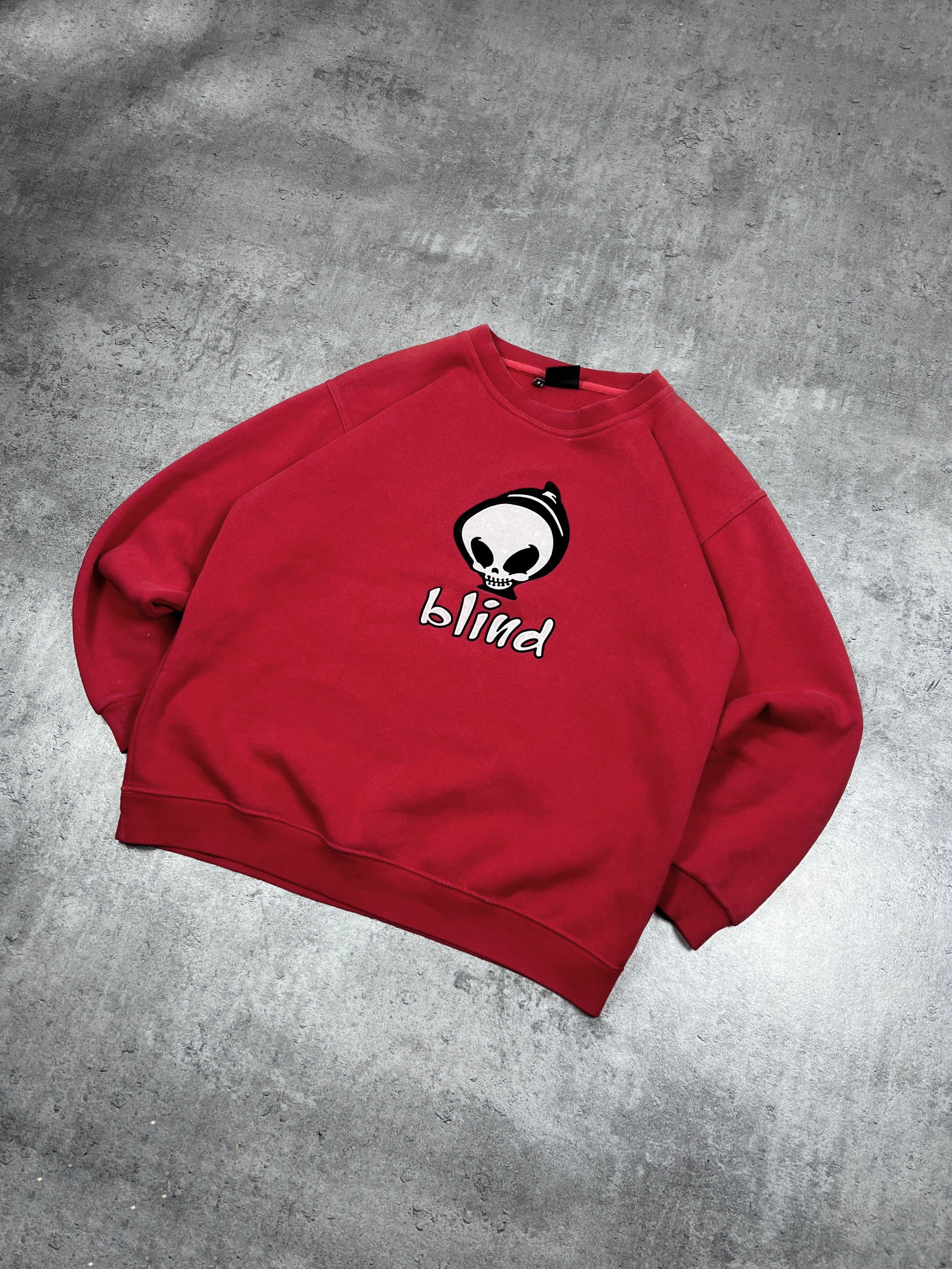 Blind Skateboards VINTAGE 90s BLIND SKATEBOARDS CREWNECK SWEATSHIRT BIG LOGO Size US M / EU 48-50 / 2 - 1 Thumbnail