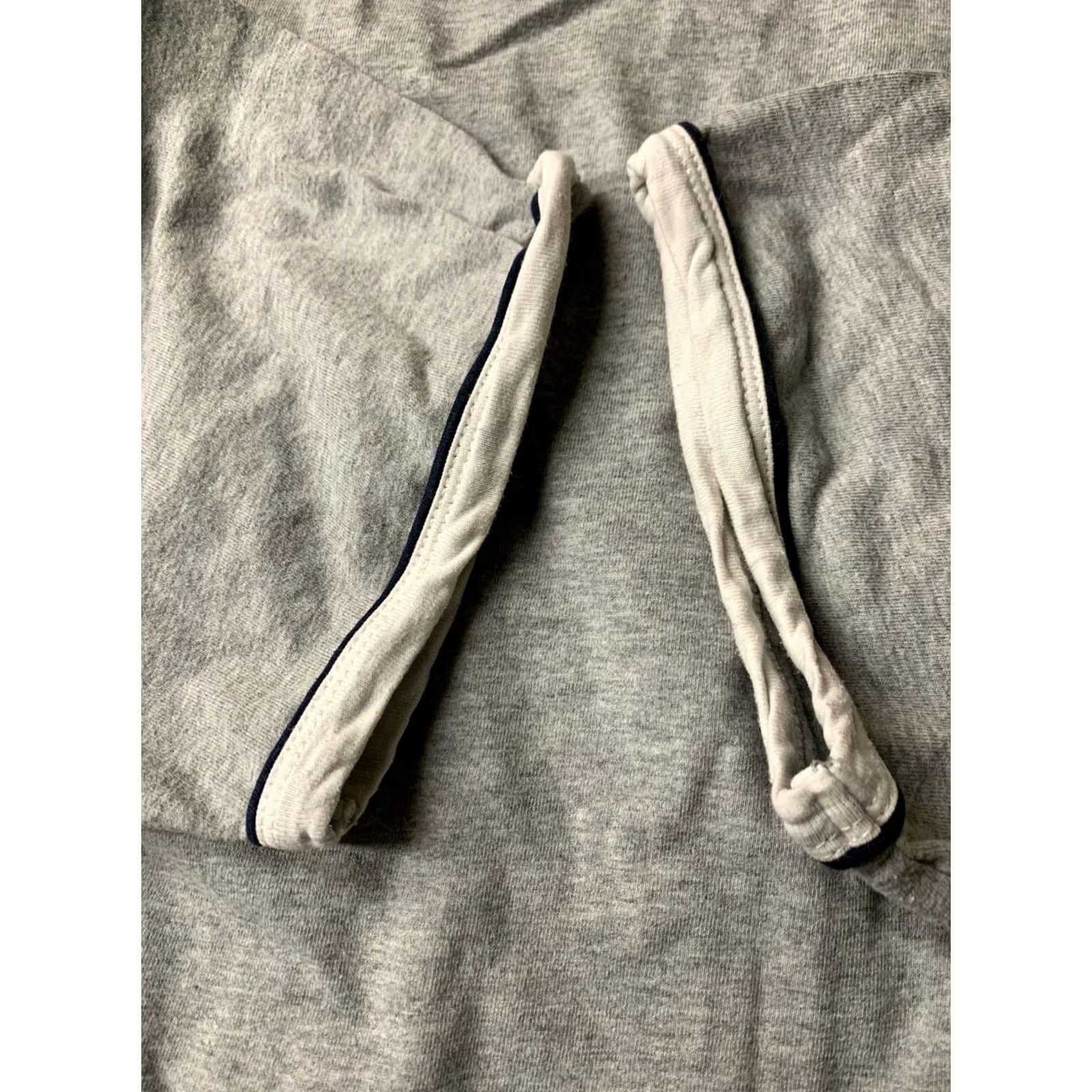 Kappa Kappa T-Shirt Shirt Men Short Sleeve Jersey Cotton Solid Gray White Navy Blue Size L Large Size US L / EU 52-54 / 3 - 4 Thumbnail