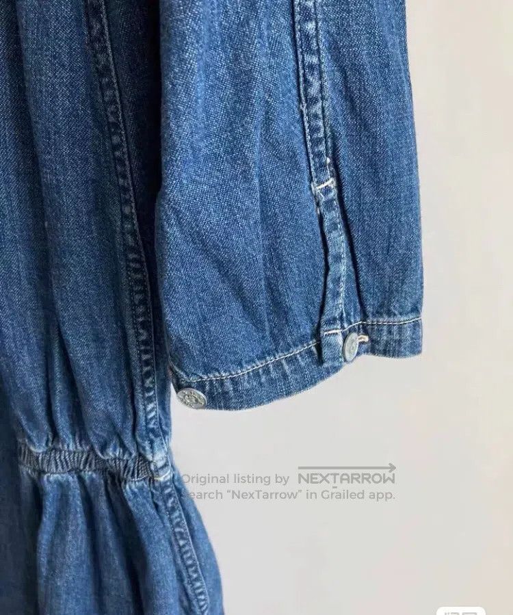 Kapital Kapital Blue-dyed soft denim dress Size XS / US 0-2 / IT 36-38 - 7 Thumbnail