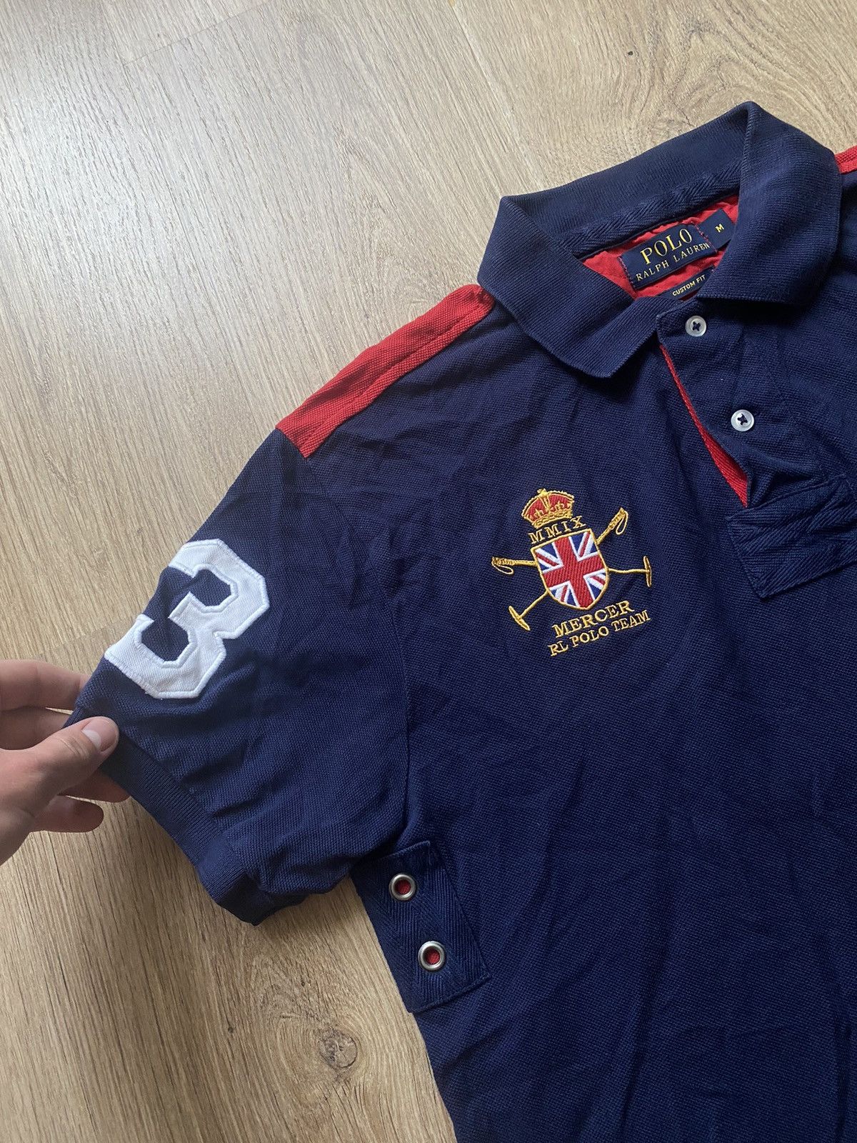 Polo Ralph Lauren Vintage Polo Ralph Lauren Polo T Shirt Rugby Mercer Big Logo Size US M / EU 48-50 / 2 - 3 Thumbnail