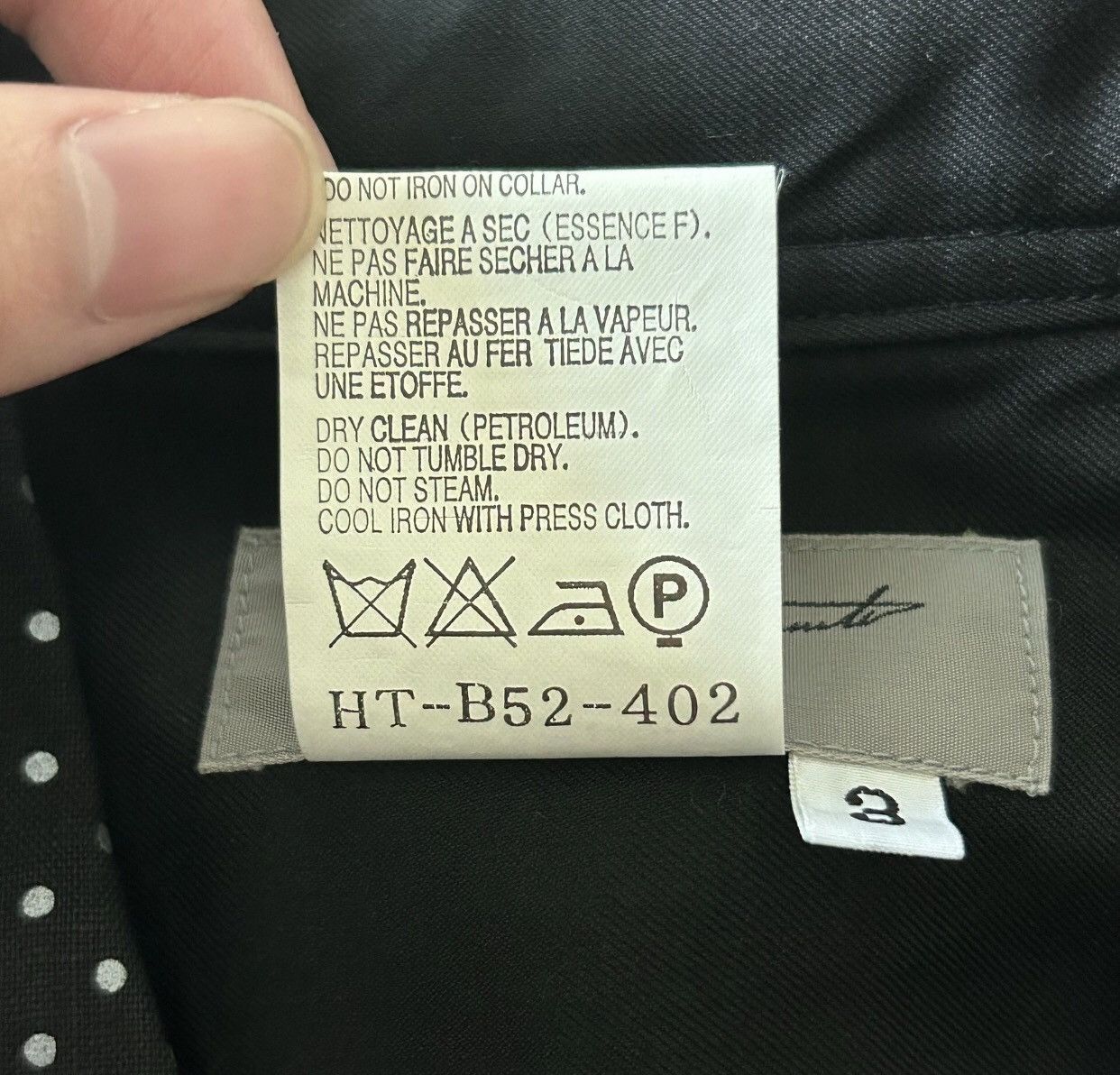 Yohji Yamamoto Yohji Yamamoto 07ss False Strap Silk Shirt 2412-Nextarrow Size US L / EU 52-54 / 3 - 4 Thumbnail