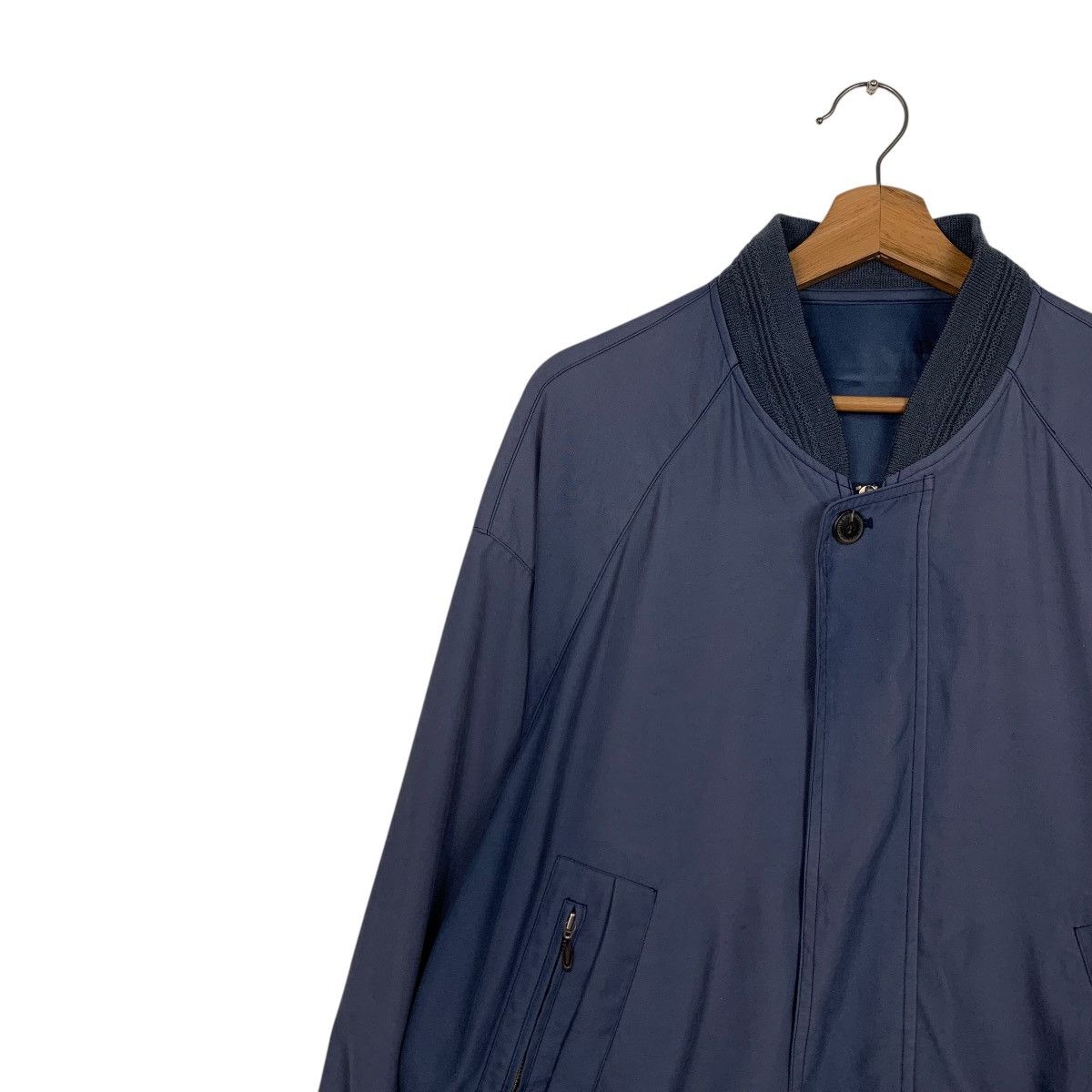 Japanese Brand Vintage 90's CROCODILE Casual Bomber Jacket #2451-C110 Size US L / EU 52-54 / 3 - 7 Thumbnail
