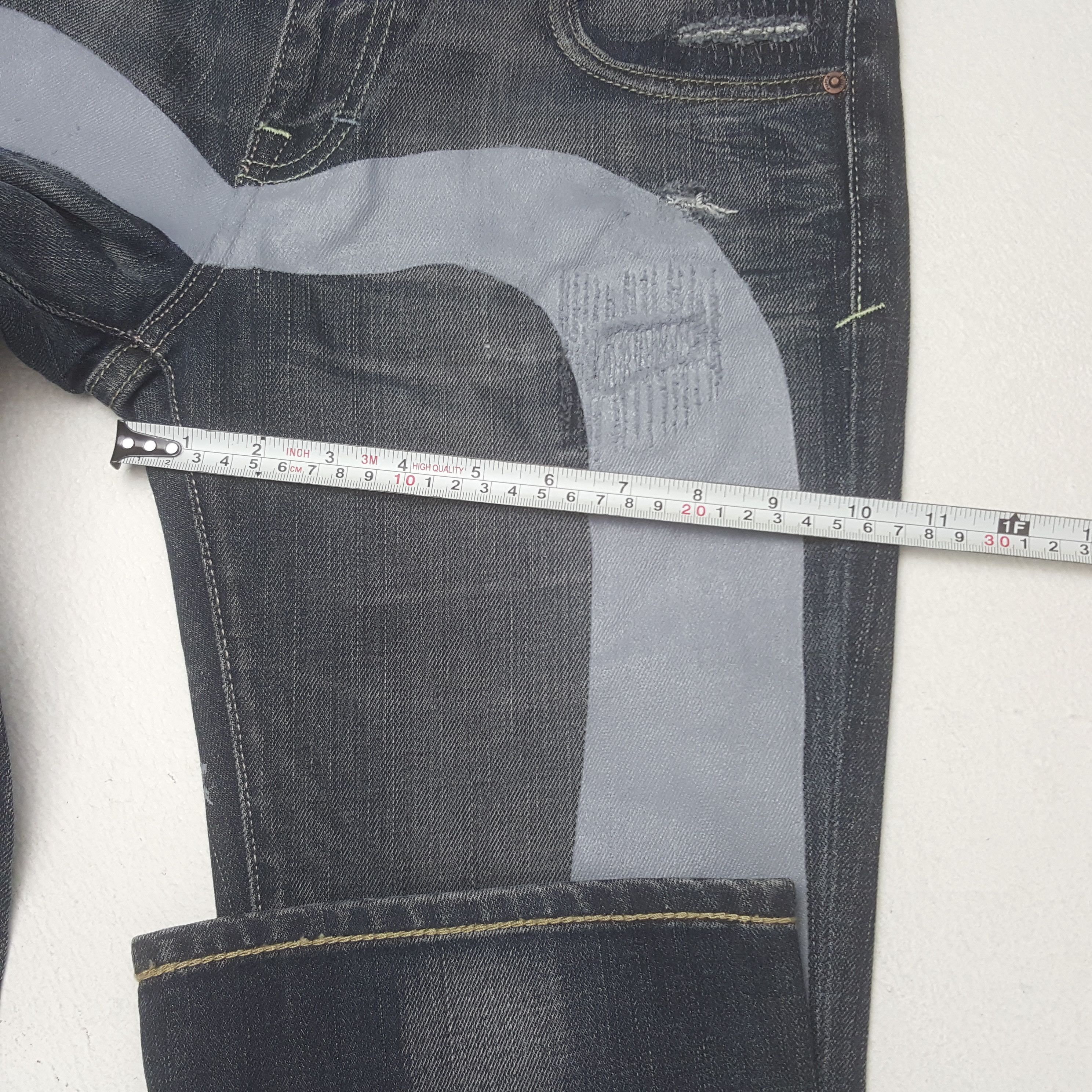 Evisu × Puma × Vintage Vintage Evisu X Puma Japanese Brand Daicock Custom Jeans Size 30" / US 8 / IT 44 - 14 Thumbnail