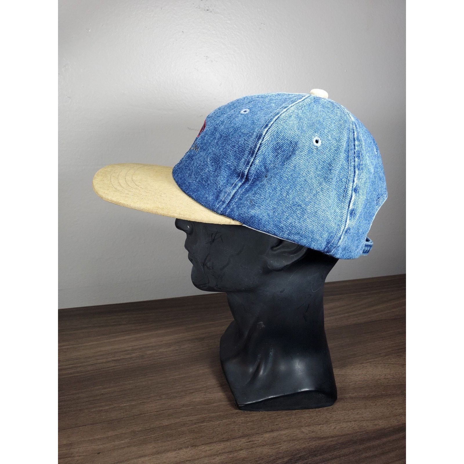 Vintage × Yupong Carborundum Abrasives Denim Hat Adjustable Cap Yupoong Size ONE SIZE - 5 Thumbnail