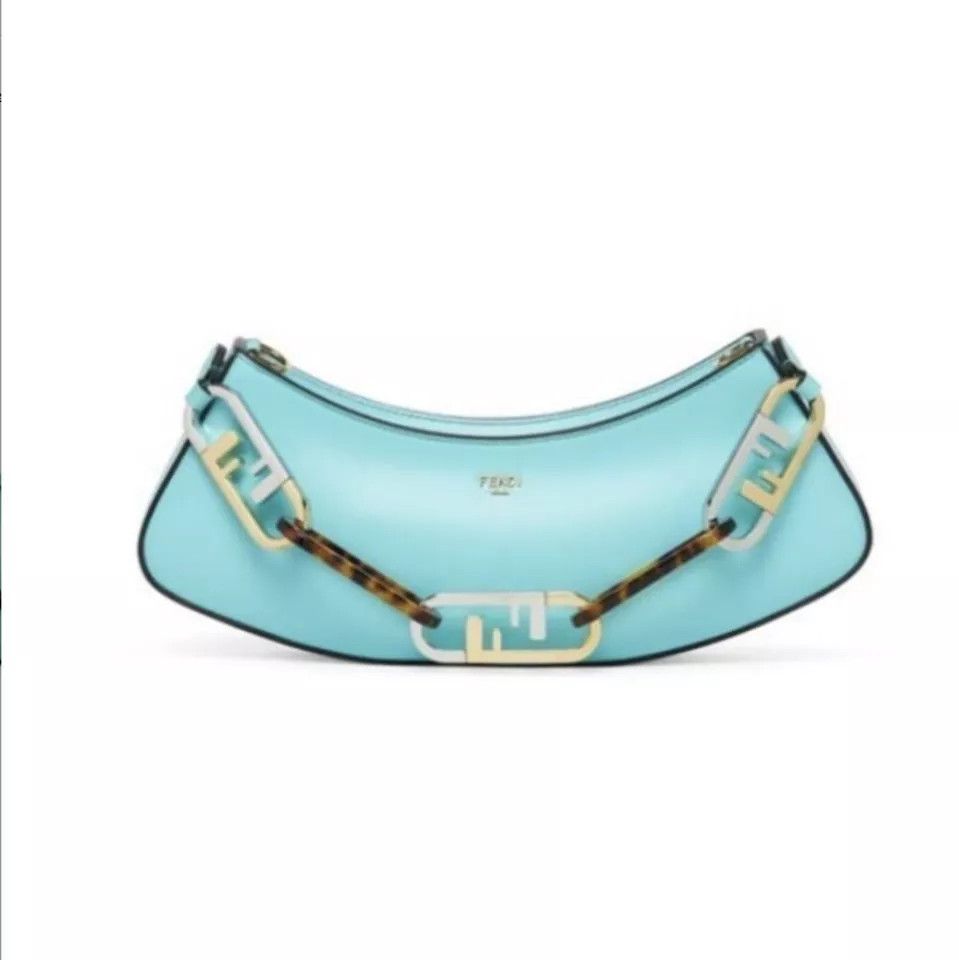 Fendi o1loc1c0824 Size: OS/ Lock Cale in Blue Size ONE SIZE - 1 Preview