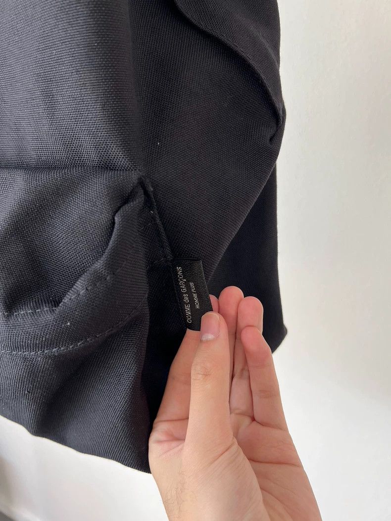 Comme des Garcons comme des garcons Pure black cowhide patchwork schoolbag 25 Size ONE SIZE - 3 Thumbnail