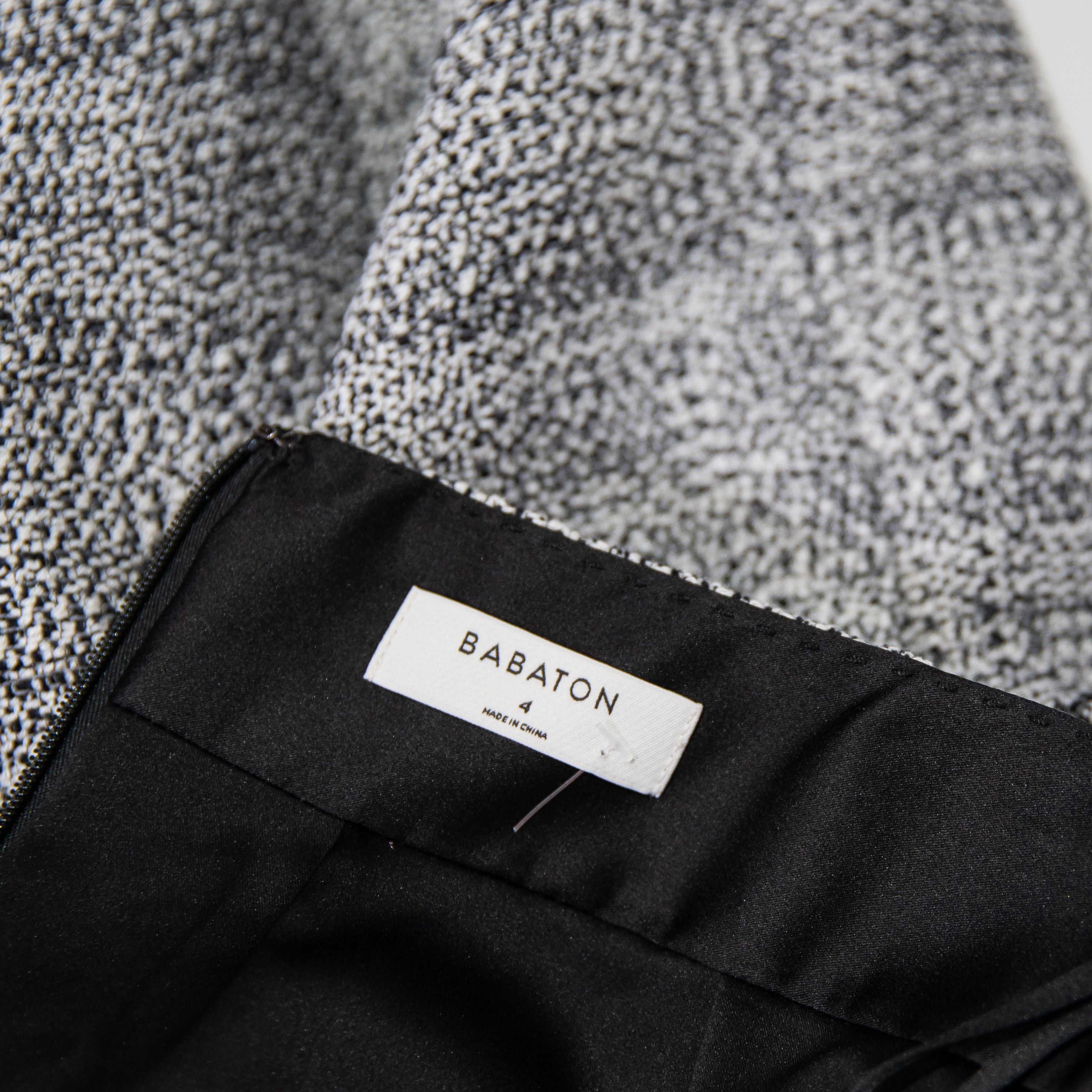 Aritzia Babaton Aritzia Kinsley Cotton Linen Tweed Size 27" / US 4 / IT 40 - 2 Thumbnail