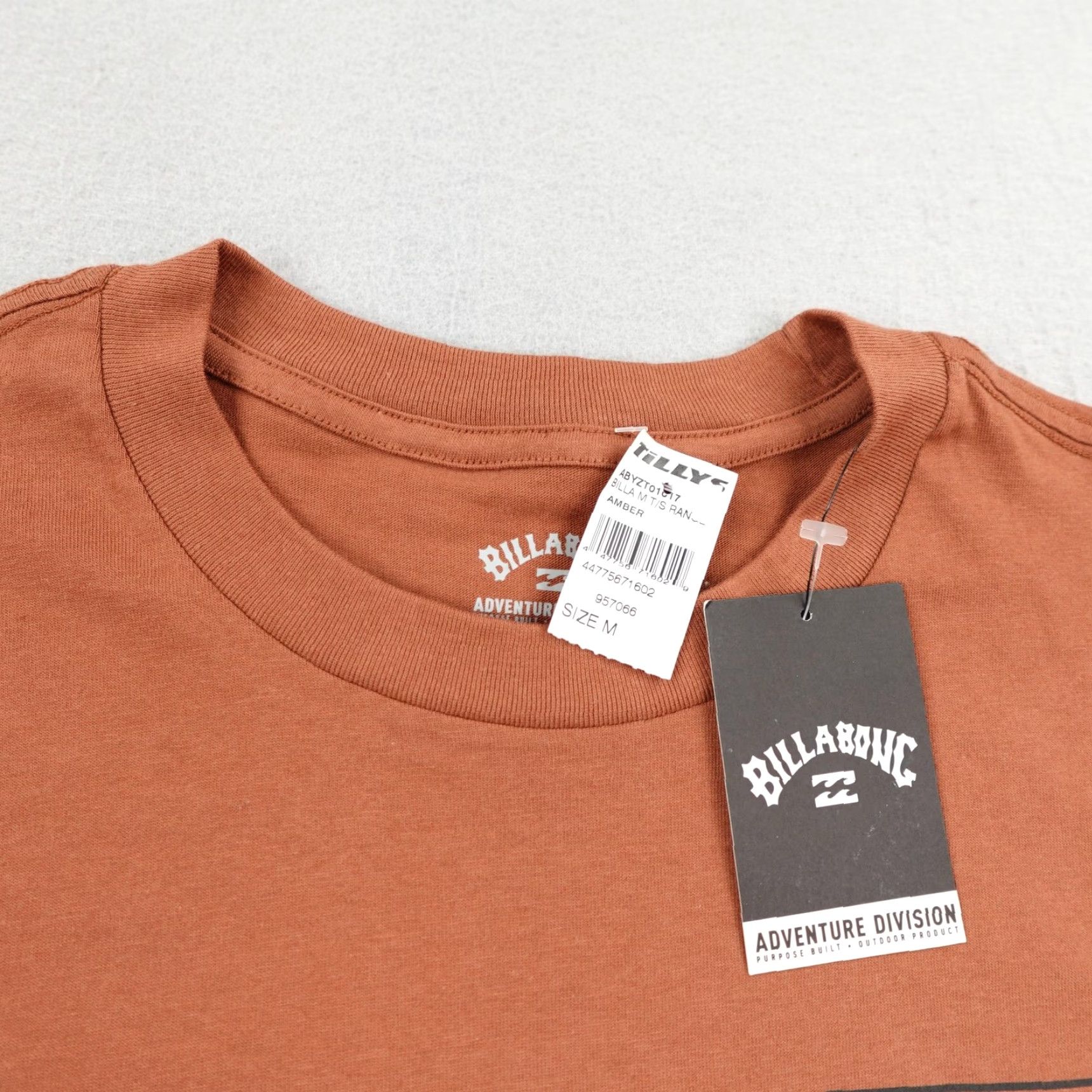 Billabong Billabong Shirt Mens Medium Amber Orange Adventure Division Skater Surfer NEW Size US M / EU 48-50 / 2 - 2 Thumbnail