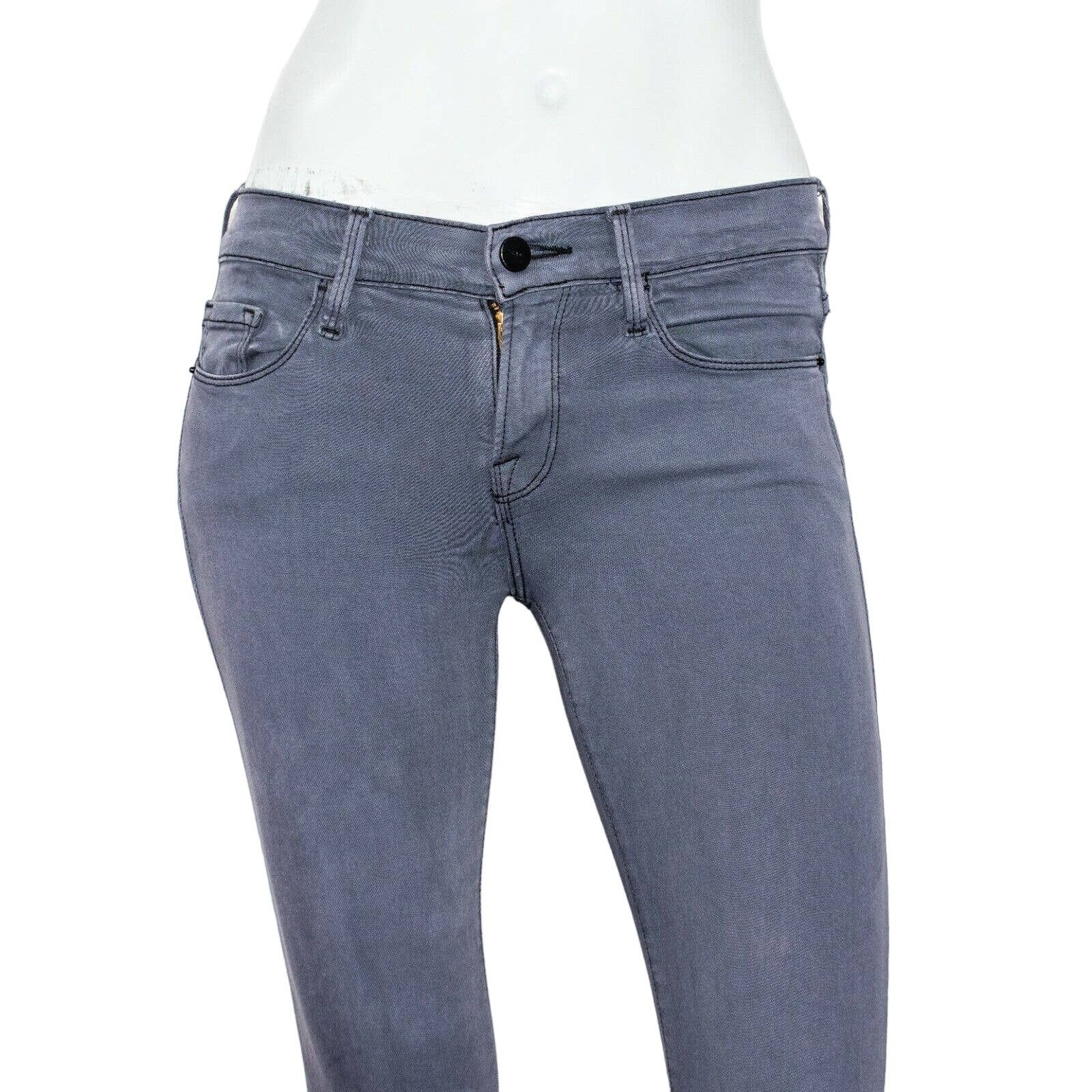 Frame FRAME Denim Le Skinny de Jeanne Jeans in Gray Squid ink Size 24" / US 00 / IT 34 - 8 Thumbnail