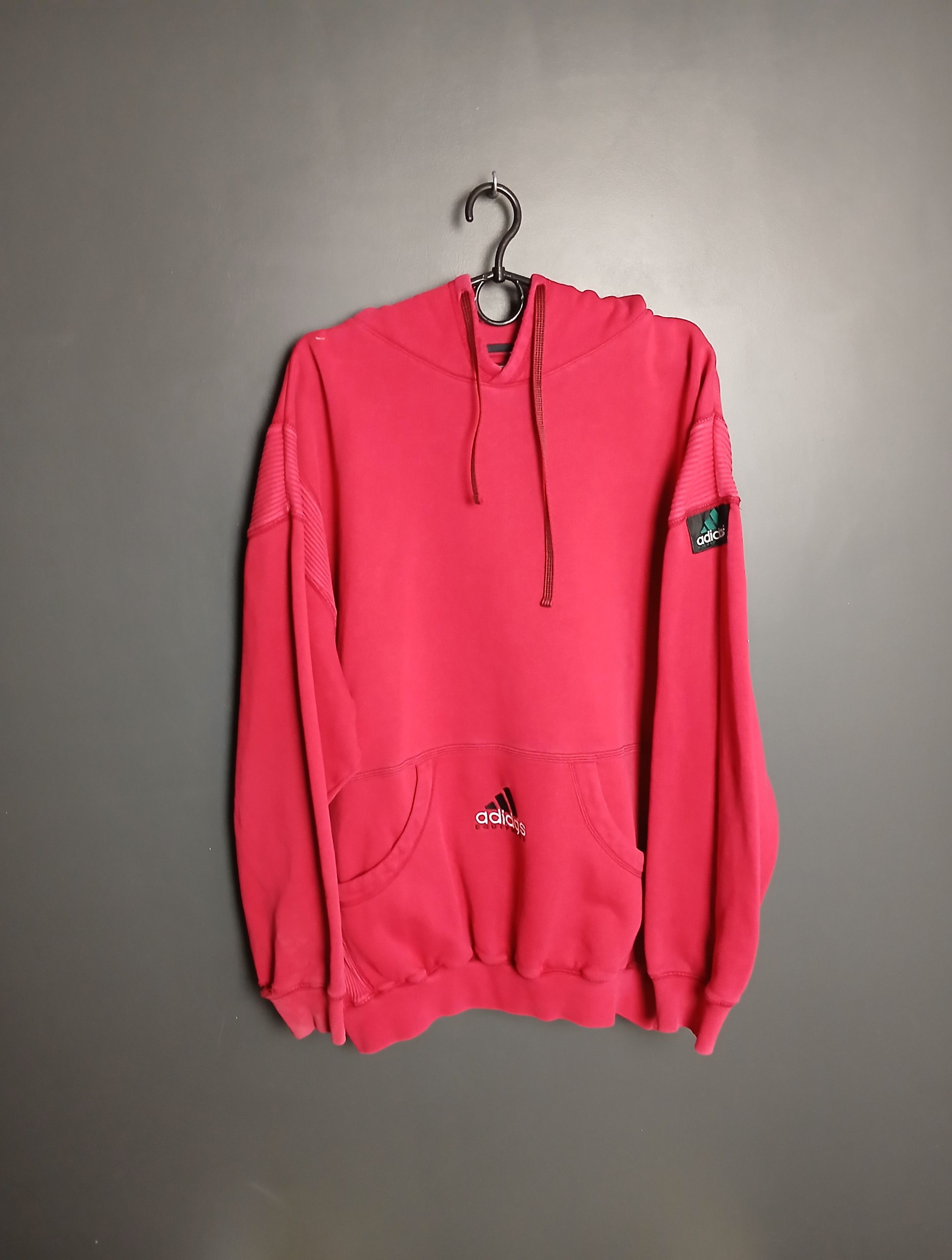 Adidas × Vintage Vintage Adidas Equipment Hoodie Size US L / EU 52-54 / 3 - 1 Thumbnail
