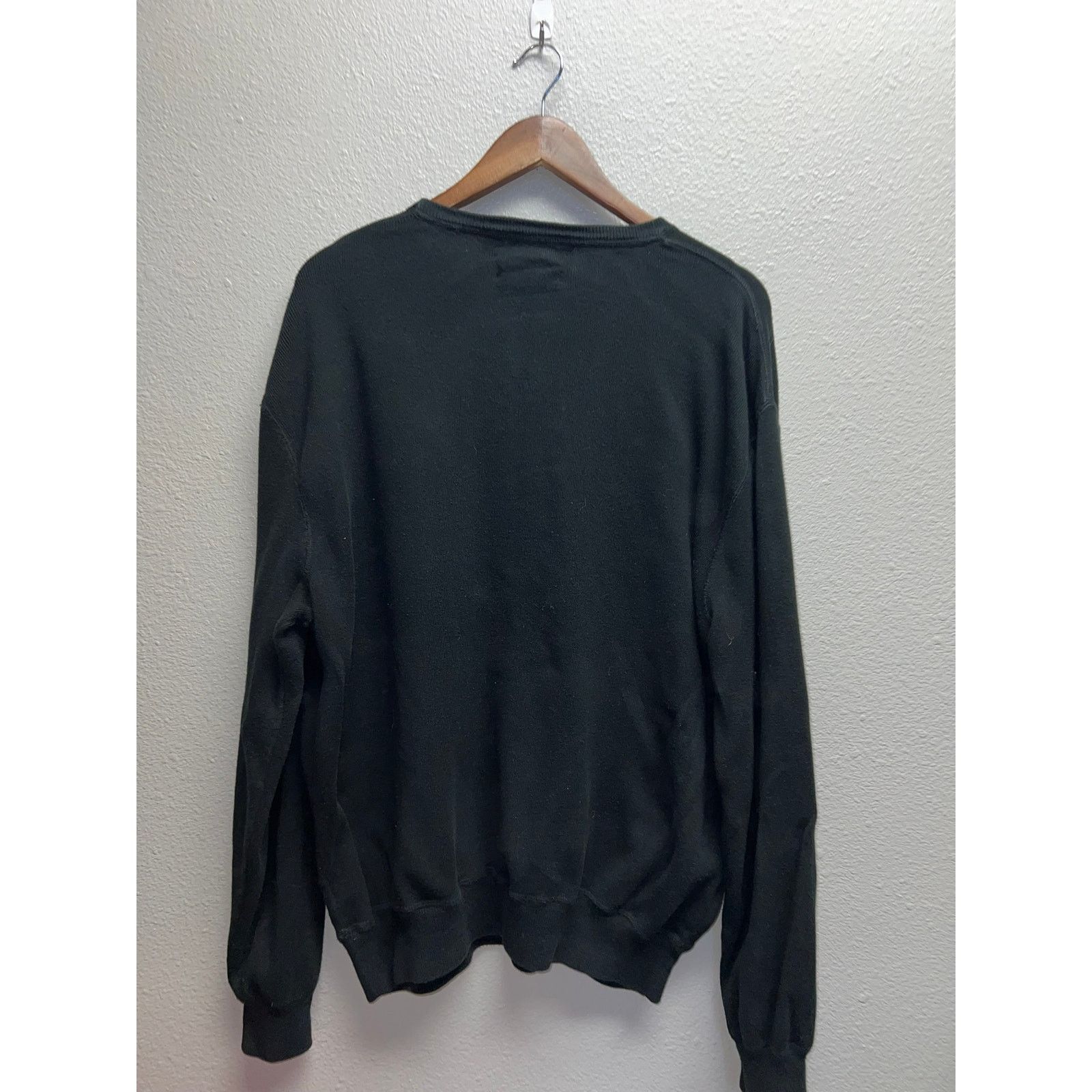 Vintage Polo Ralph Lauren Black Sweater Pullover V-Neck PRL XL Size US XL / EU 56 / 4 - 7 Thumbnail
