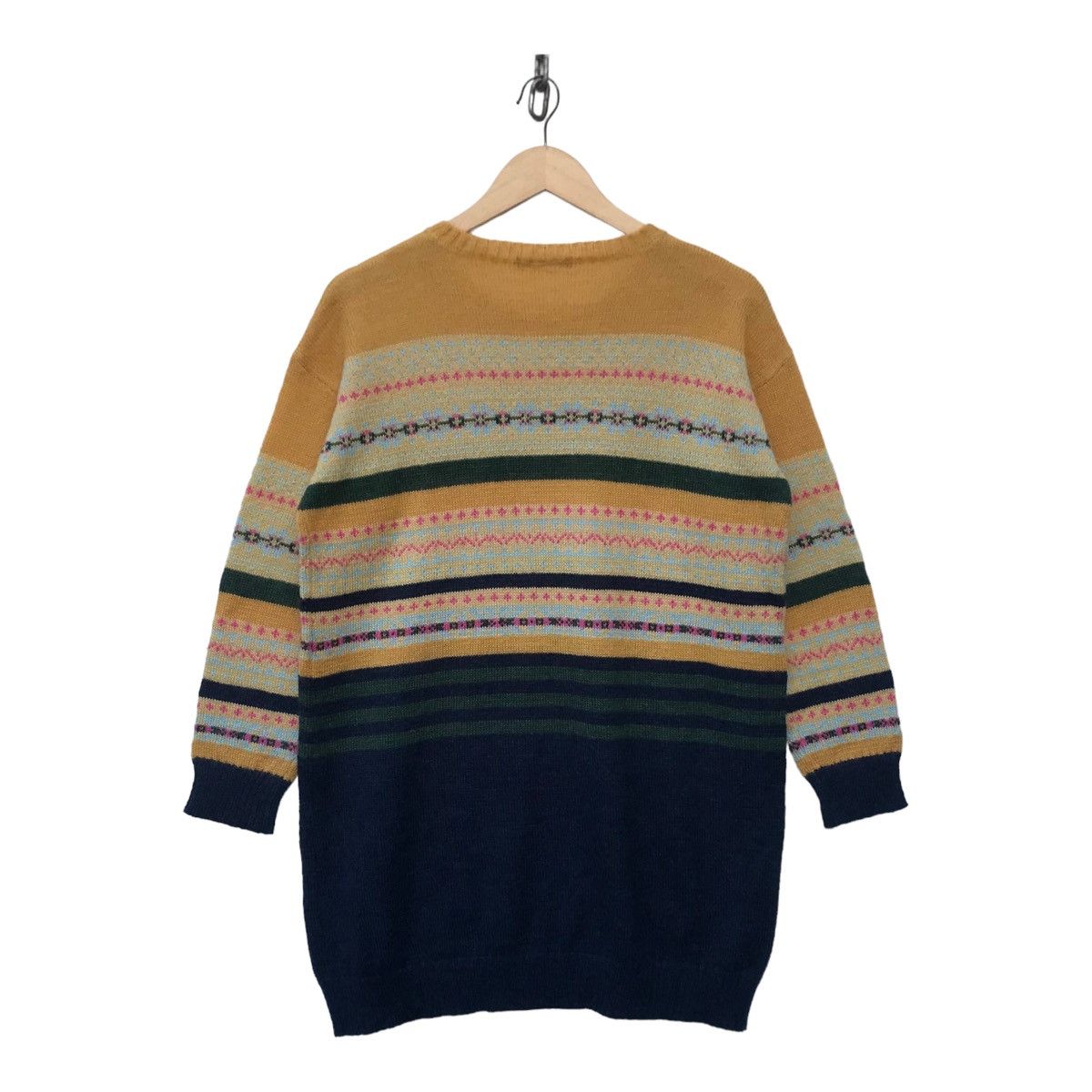 Beams Plus Beams Heart Women Stripes Light Knitwear Jumper Size L / US 10 / IT 46 - 4 Thumbnail