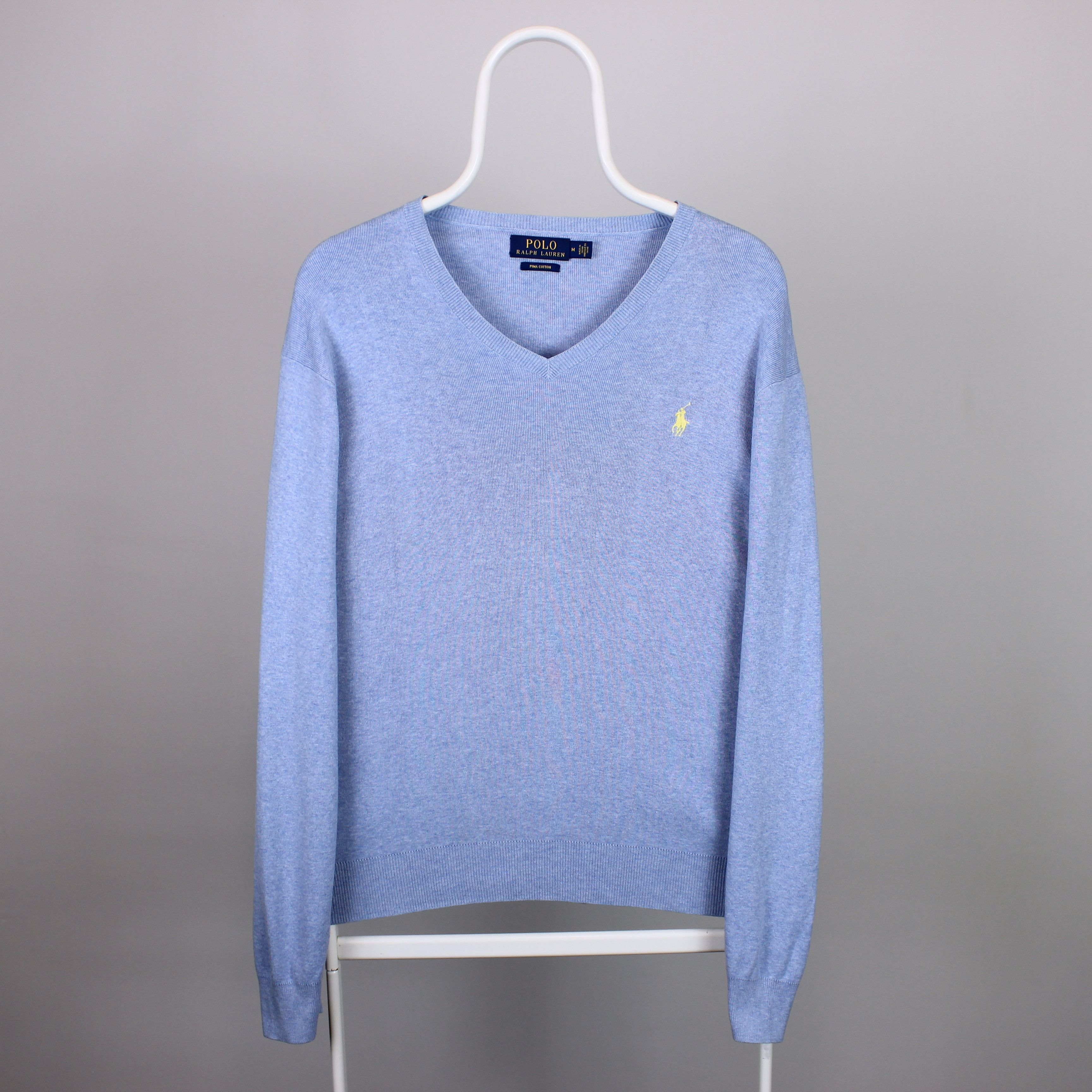Polo Ralph Lauren Polo Ralph Lauren sweater men v neck M cotton vintage Size US M / EU 48-50 / 2 - 2 Thumbnail