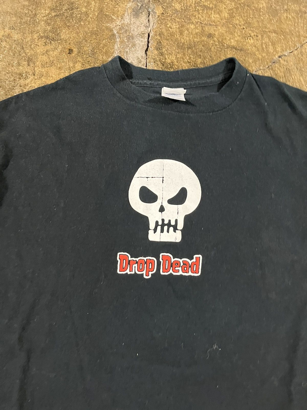 Crazy Vintage Drop Dead Skull Y2K Sid Toy Story Grunge Tee