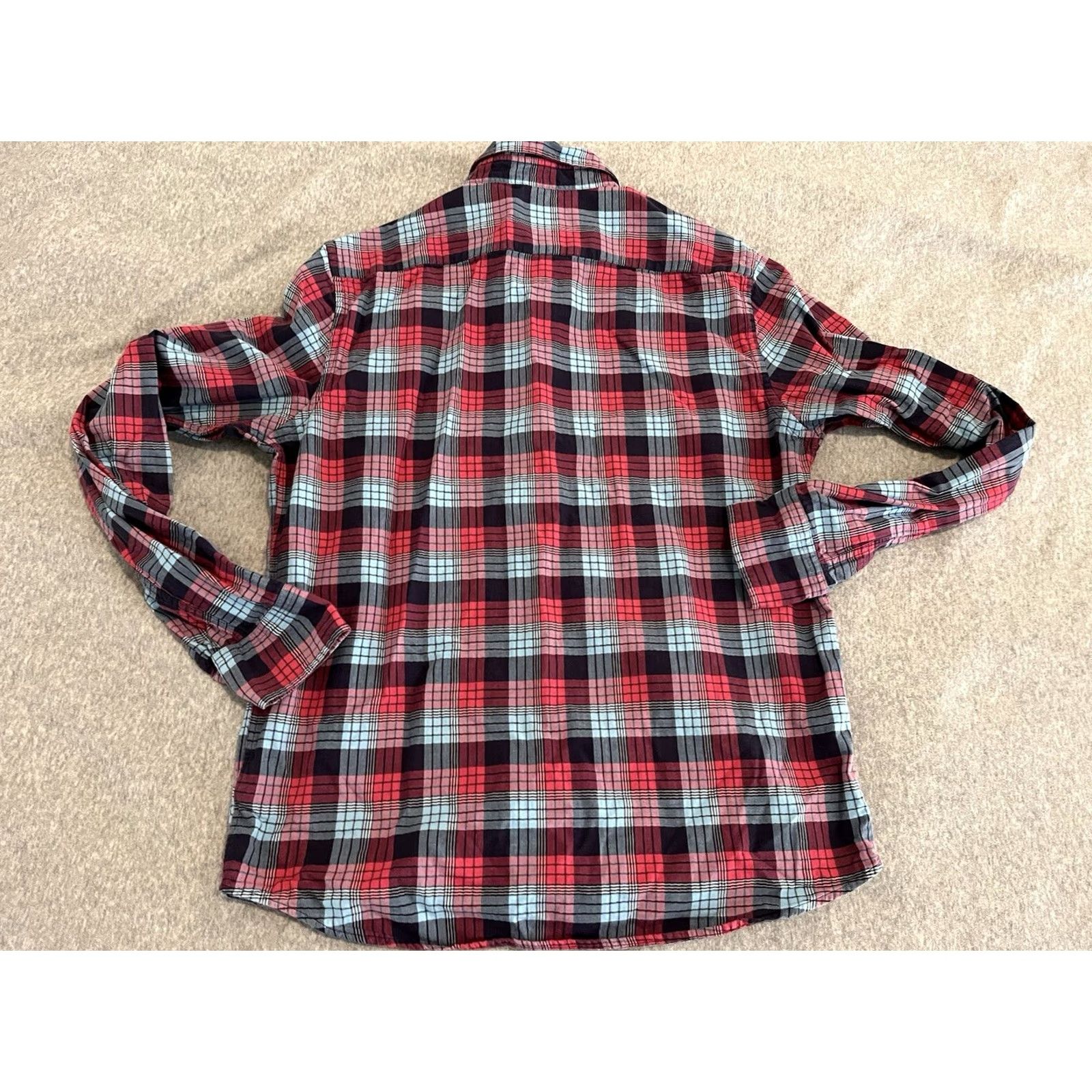 UNTUCKit UNTUCKit Long Sleeve Button-Up Shirt Plaid Mens Large Slim Fit Size US L / EU 52-54 / 3 - 3 Thumbnail