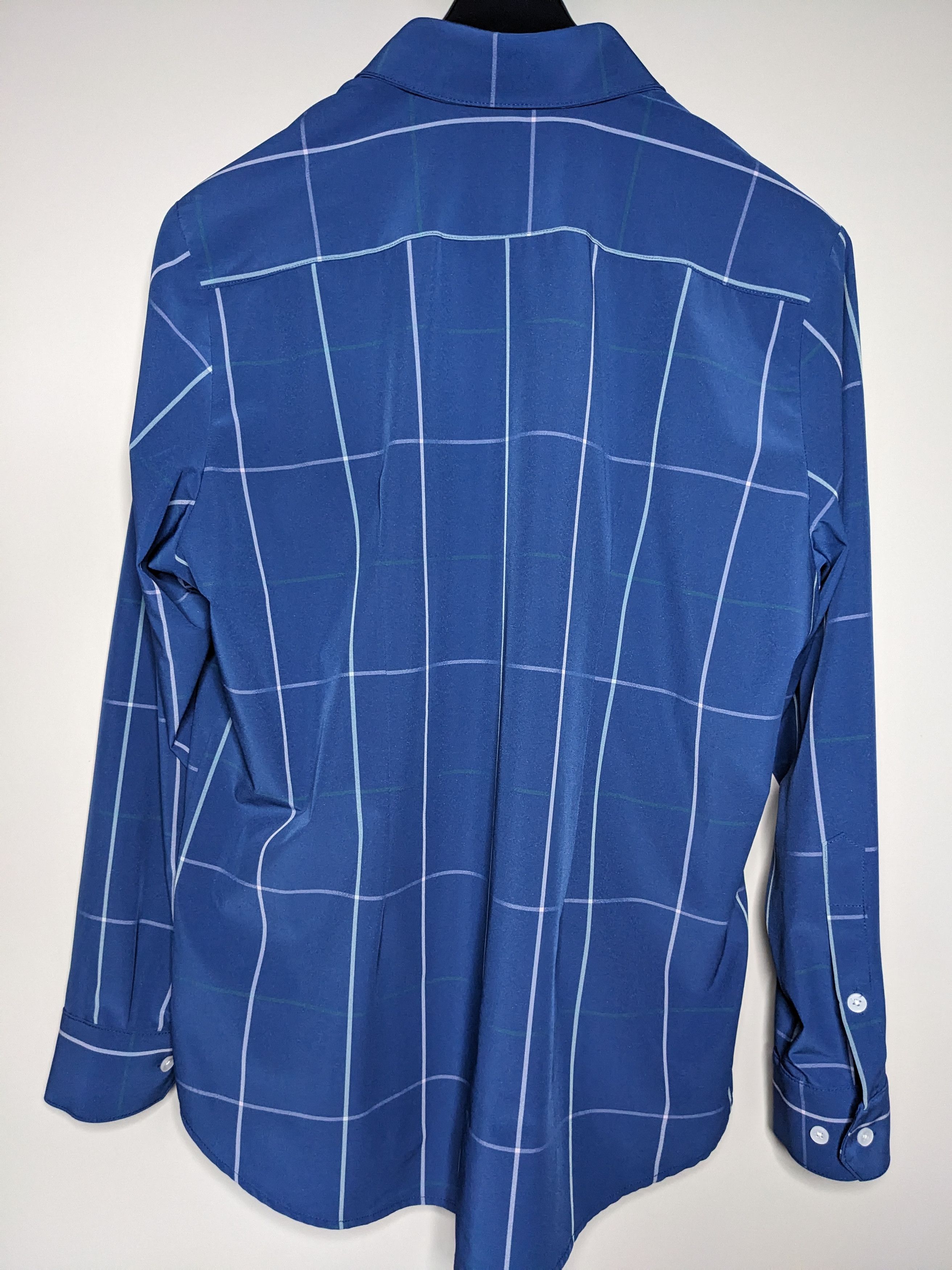 Mizzen+Main Mizzen Main Leeward Windowpane Plaid Shirt Large Made USA Size US L / EU 52-54 / 3 - 7 Thumbnail