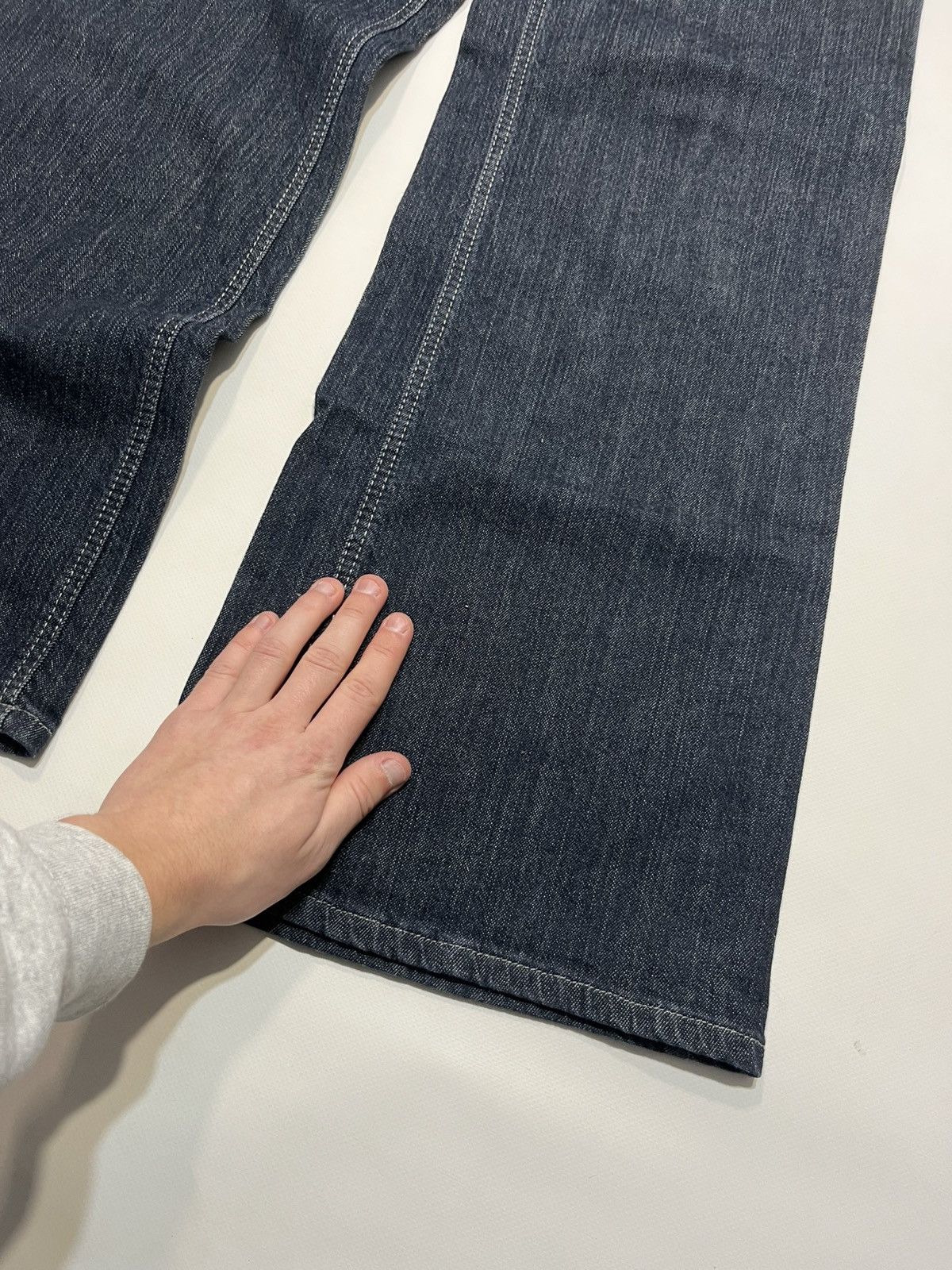 Jean Baggy Vintage Wide Leg Japanese Denim Jeans Size US 31 - 2 Thumbnail