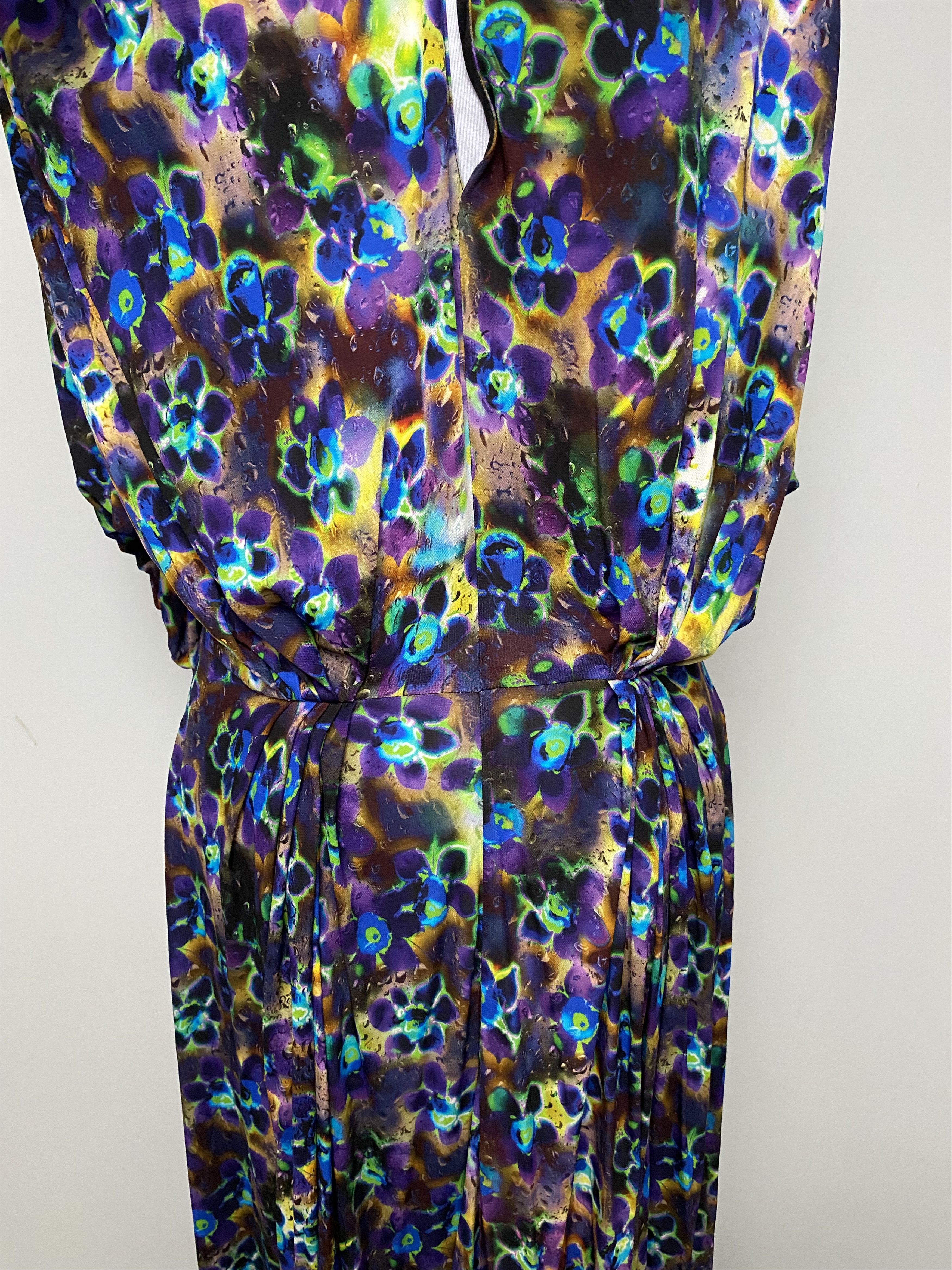 Prada PRADA Floral Print Full-length evening dress Size XXS / US 00 / IT 34 - 3 Thumbnail