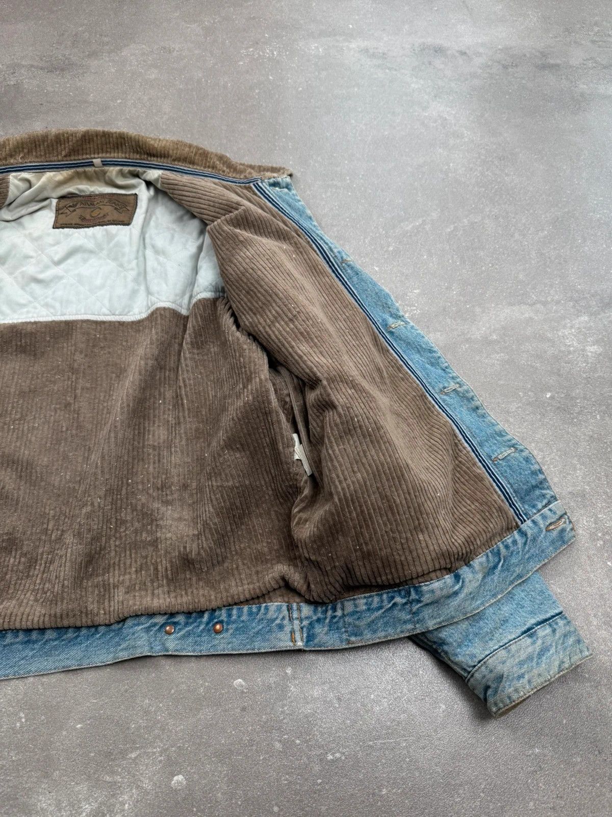 Armani Armani denim jacket vintage 1980s work wear made in Italy Size US L / EU 52-54 / 3 - 11 Thumbnail