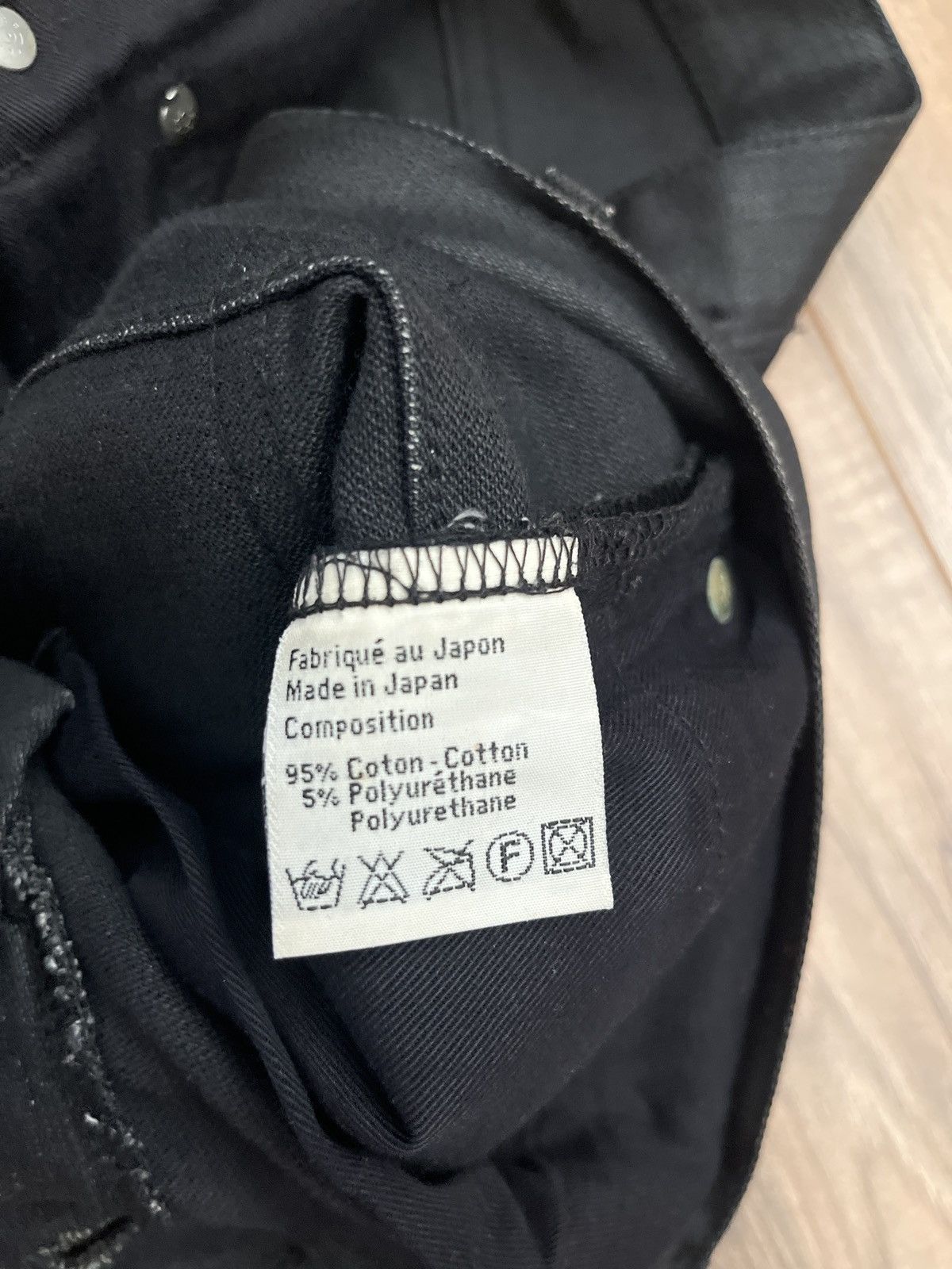Christian Dior Monsieur Black Waxed Dior denim Size US 30 / EU 46 - 3 Thumbnail