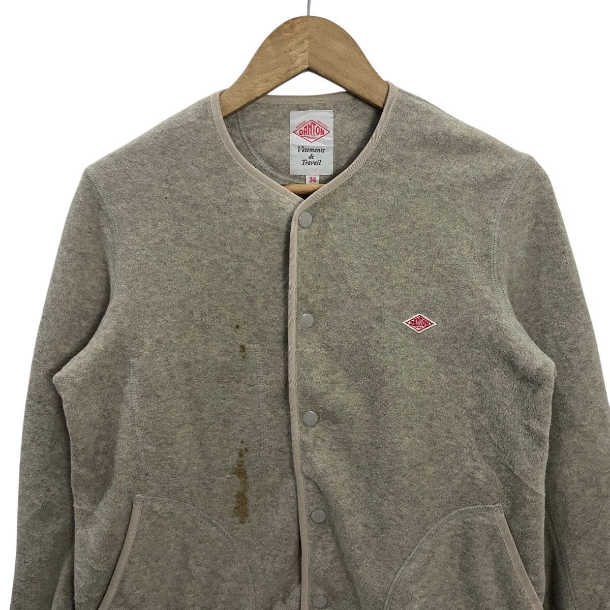 Danton Vintage Danton Vetements De Travail Cardingan Jacket Size US S / EU 44-46 / 1 - 2 Thumbnail