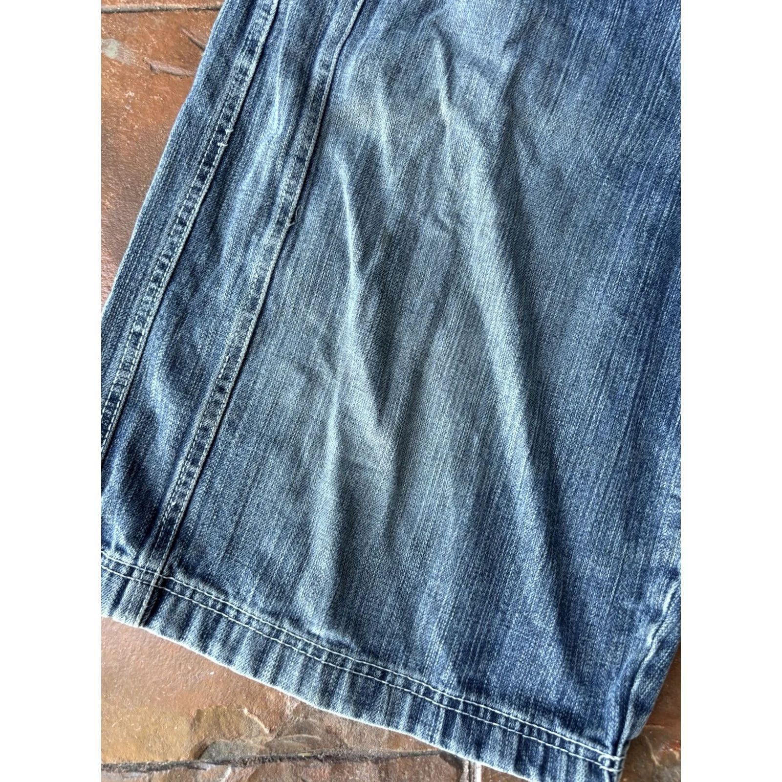 Highland 2000 VINTAGE Highland Baggy Jean Shorts Size 38 Men Denim Hip Hop Grunge 90s Y2K Skater Shorts Size US 38 / EU 54 - 4 Thumbnail