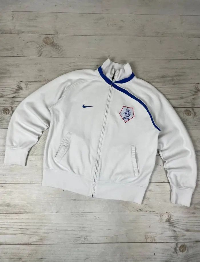 Nike Vintage Nike Netherlands Holland 2008 2009 Track Jacket Size US XL / EU 56 / 4 - 1 Thumbnail