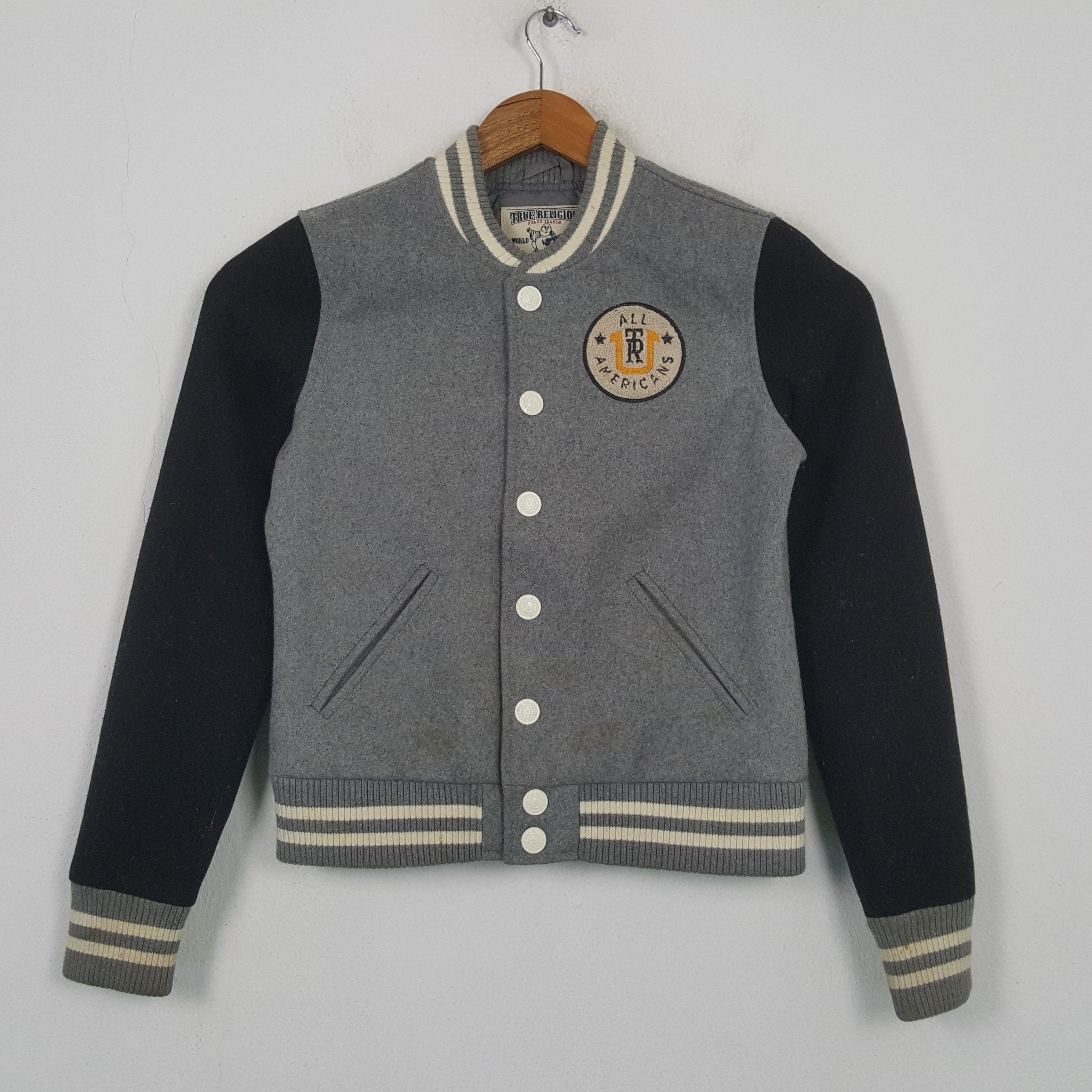 True Religion Vintage True Religion American Brand Varsity Jacket 34 Size US XS / EU 42 / 0 - 3 Thumbnail