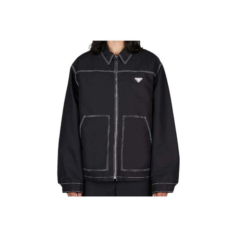 Prada Prada Black Logo Long Sleeve Jacket for Men-2506 Size US M / EU 48-50 / 2 - 4 Thumbnail