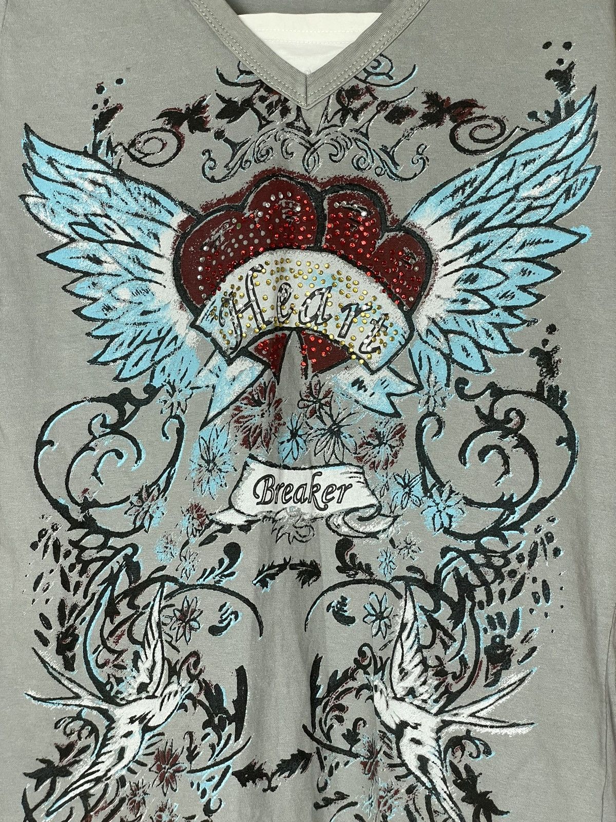 Ed Hardy Vintage Y2K Ed Hardy Style Japanese Tank Top Streetwear Size M / US 6-8 / IT 42-44 - 7 Thumbnail