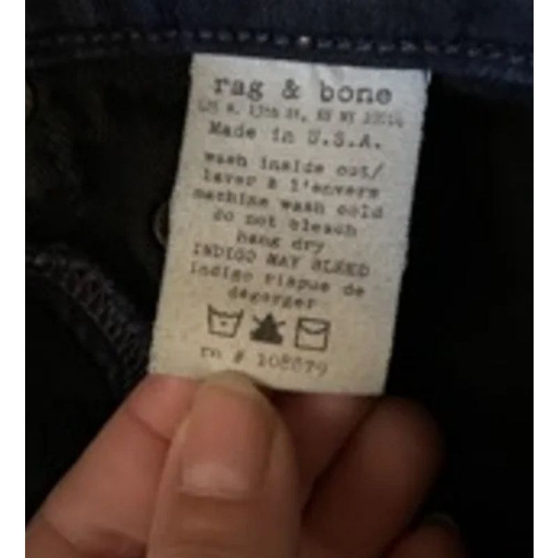 Rag & Bone Rag & Bone JEAN Dark Wash Legging Skinny Jeans 28 Size 28" / US 6 / IT 42 - 6 Thumbnail