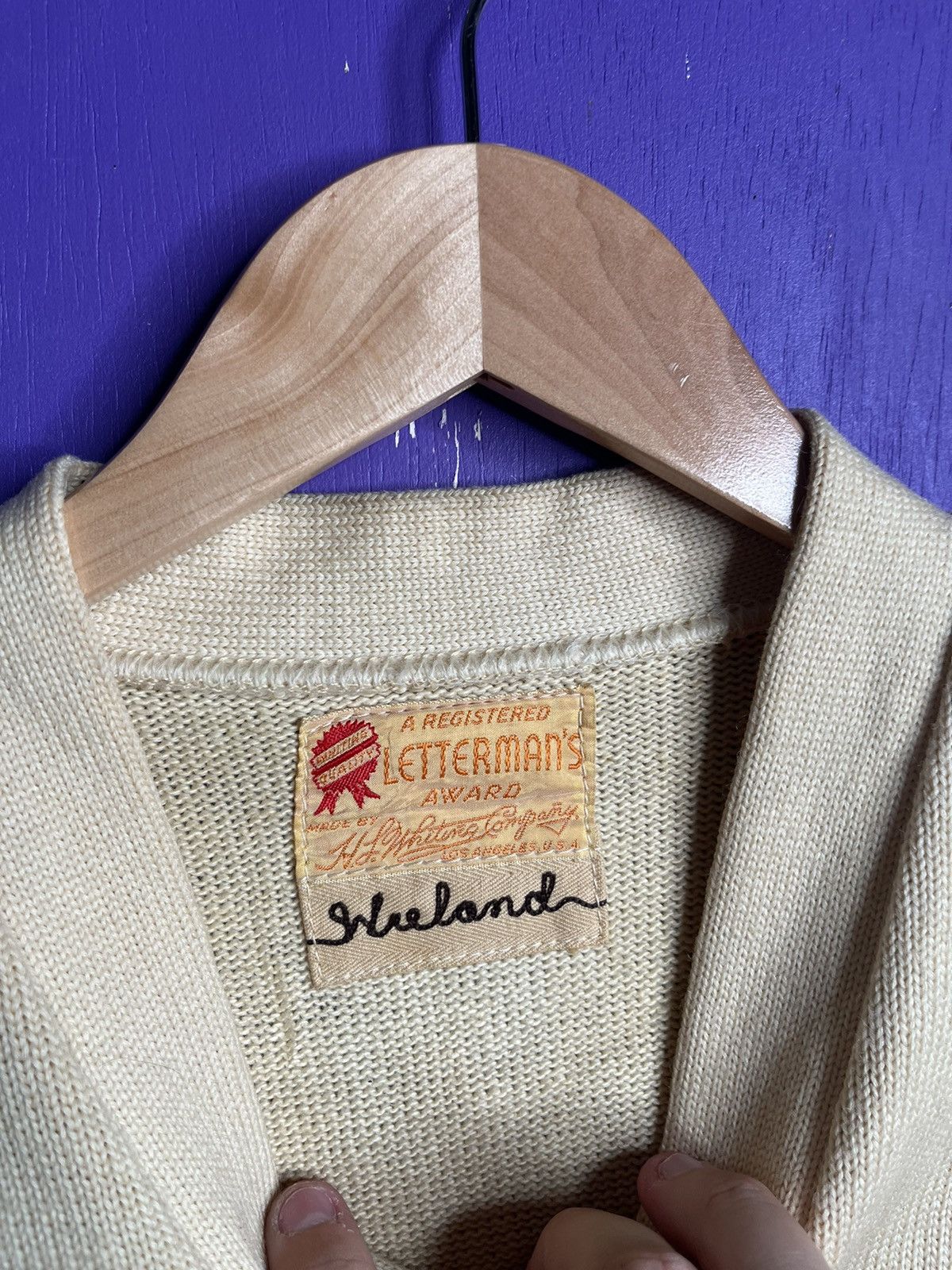 Vintage Vintage 60s Harvard university H patch cardigan Size US M / EU 48-50 / 2 - 4 Thumbnail