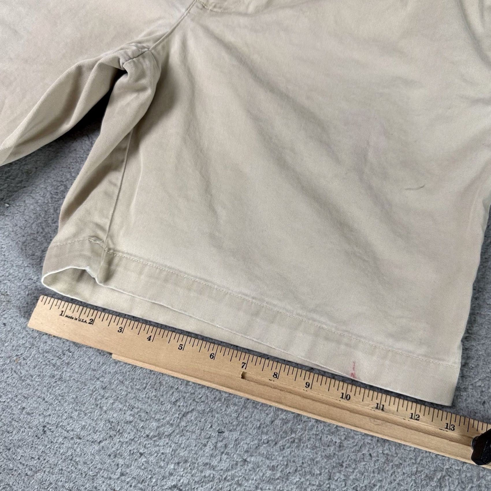 Polo Ralph Lauren VINTAGE Polo Ralph Lauren Tyler Shorts Mens Beige Chino Pleated 90s Preppy Khaki Baggy Casual Knit? Size US S / EU 44-46 / 1 - 4 Thumbnail
