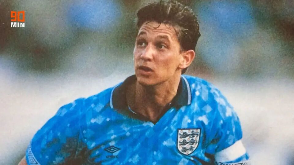 Vintage ENGLAND 1990 1992 THIRD FOOTBALL SHIRT SOCCER JERSEY Size US M / EU 48-50 / 2 - 8 Thumbnail