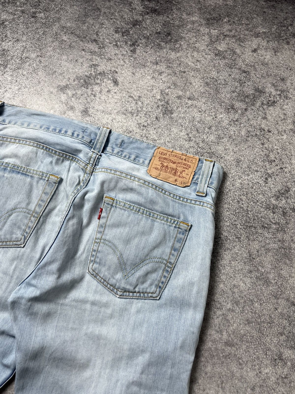 Levi's 🔥00'S LEVIS BOOTCUT FLARED WASHED JEANS TORNADO MART VIBE Size US 34 / EU 50 - 10 Thumbnail