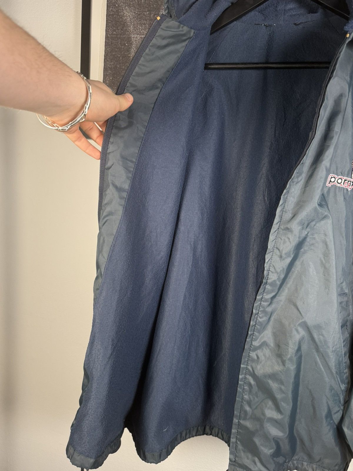 Hook-Ups VINTAGE PORN STAR GRAIL⭐️ 90s LOGO LIGHT PARKA JACKET Size US XL / EU 56 / 4 - 15 Thumbnail
