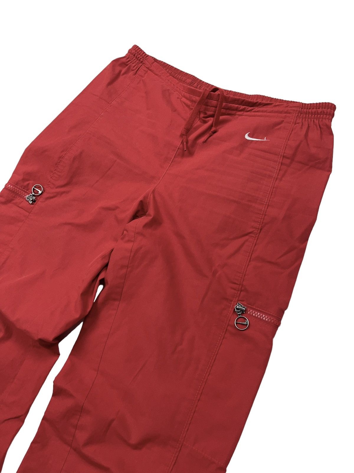 Nike × Vintage Vintage Nike Flared Cargo Pants y2k Size 27" / US 4 / IT 40 - 6 Thumbnail