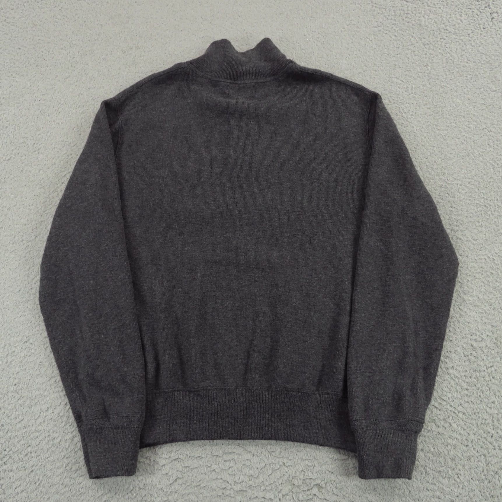 Polo Ralph Lauren VINTAGE Polo Ralph Lauren Sweater Men Large Heather Charcoal Embroidered Script Spellout Size US L / EU 52-54 / 3 - 5 Thumbnail