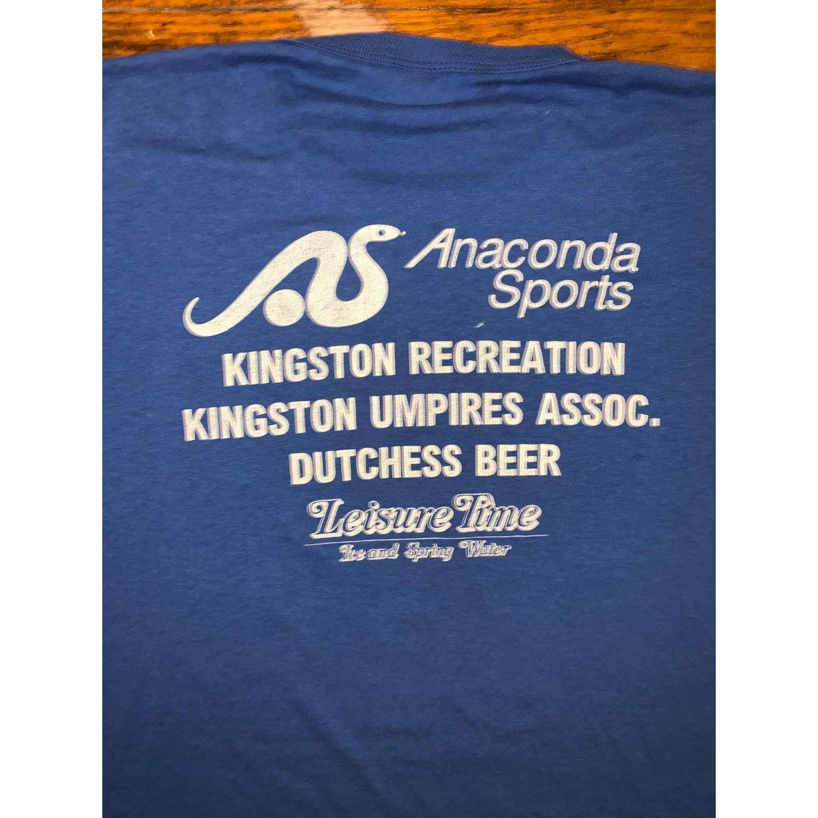 Russell Athletic × Vintage Meg Knott Memorial Baseball Tee XL Blue USA Single Stitch Size US XL / EU 56 / 4 - 4 Thumbnail