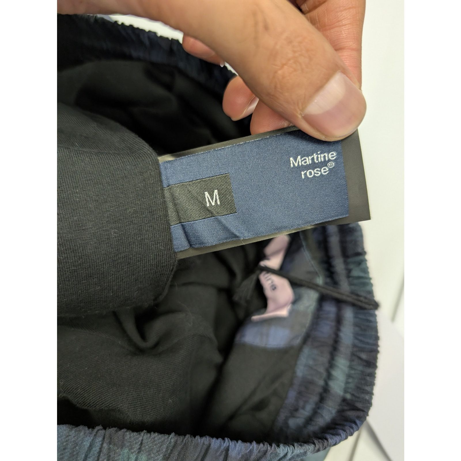 Martine Rose o1rshd1 Printed Trackpant in Black Tartan Size US 32 / EU 48 - 13 Thumbnail